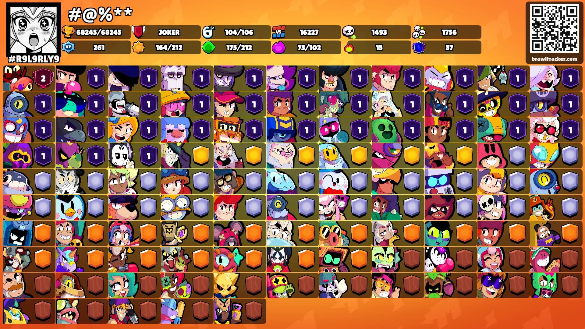 #@%**'s Ranks