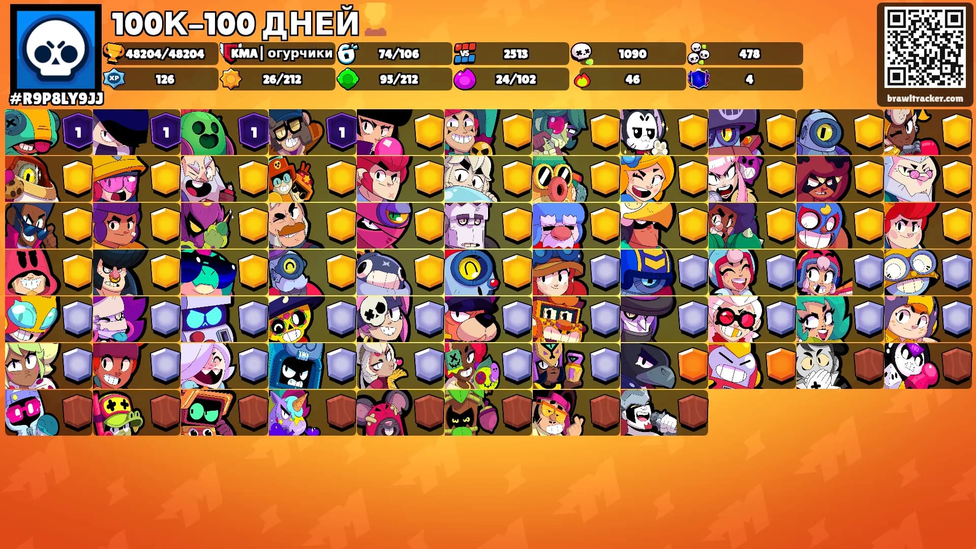 100К-100 ДНЕЙ🏆's Ranks