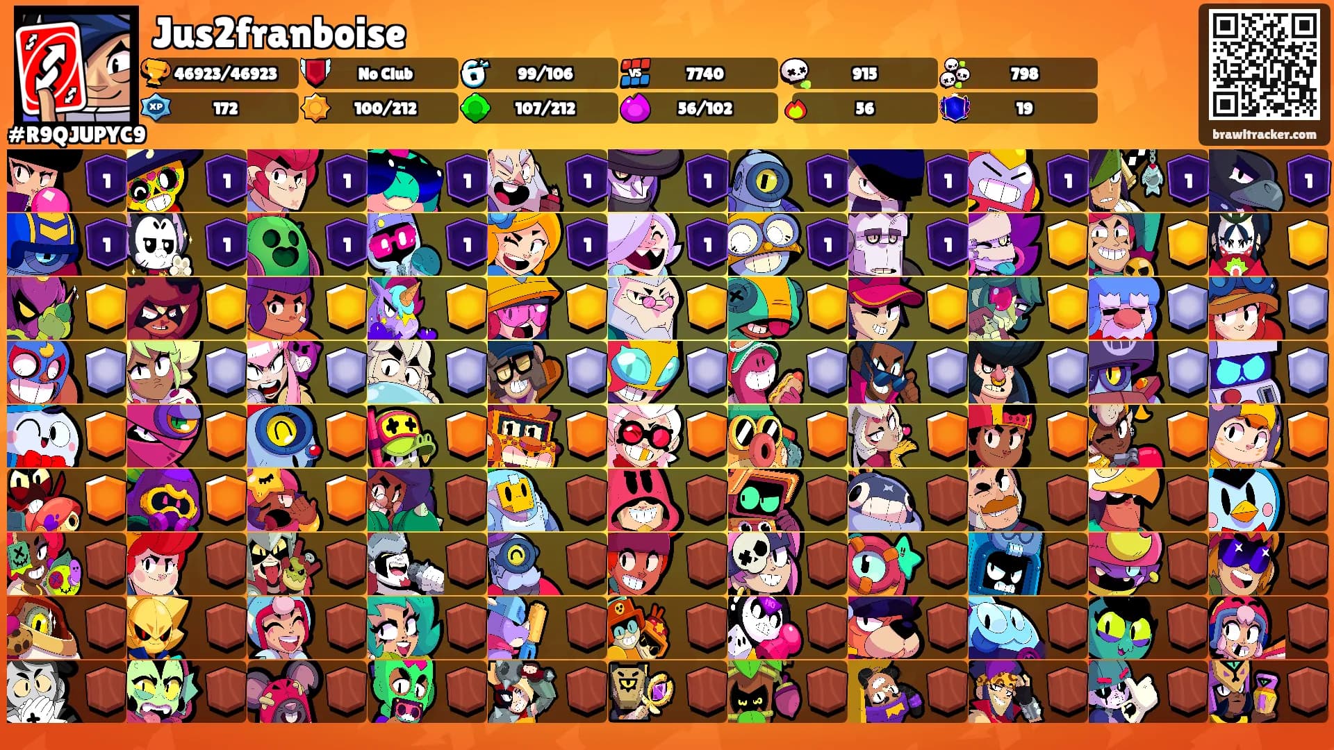 Jus2franboise's Ranks