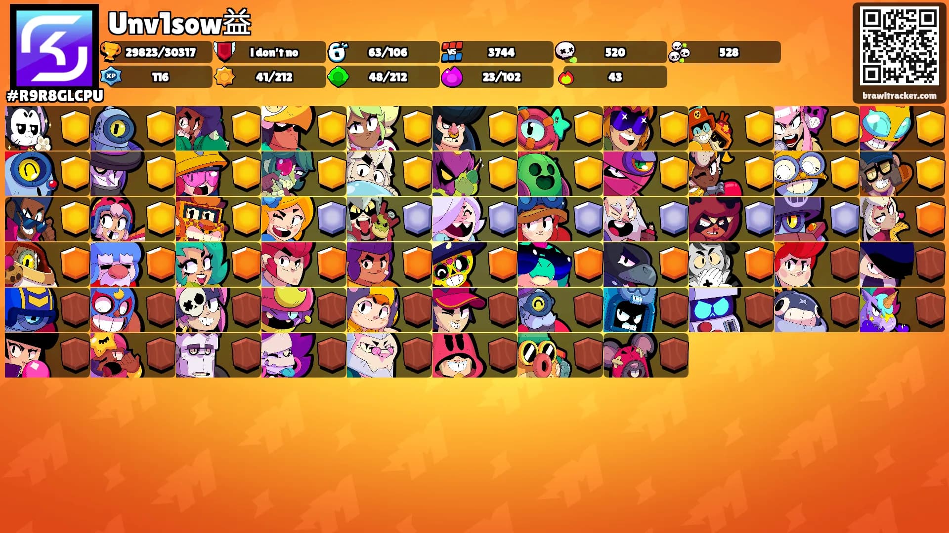 Unv1sow益's Ranks