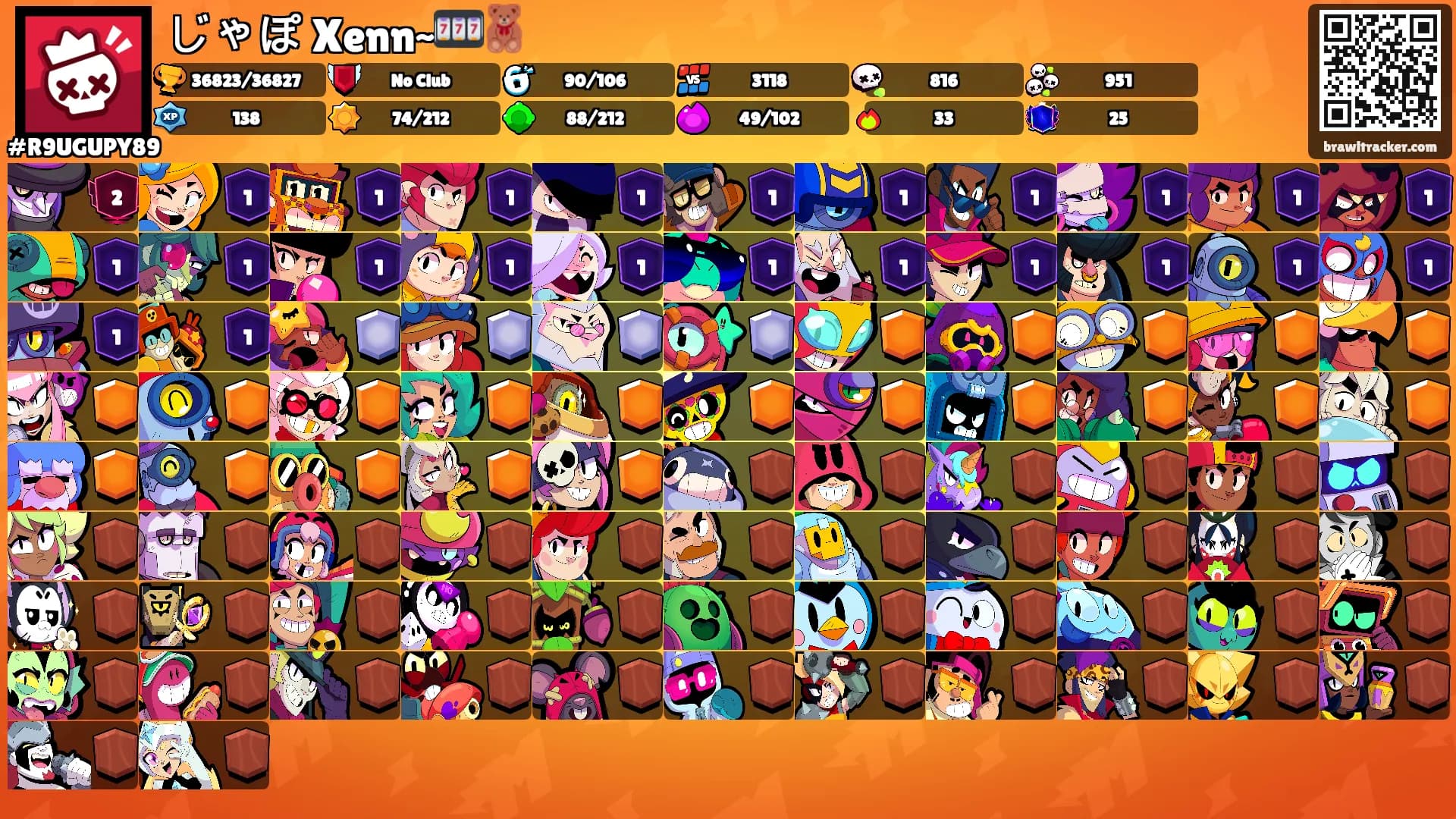 じゃぽ Xenn~🎰🧸's Ranks
