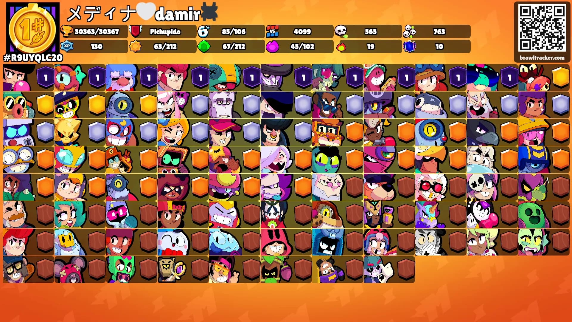 メディナ🤍damir🕷️'s Ranks
