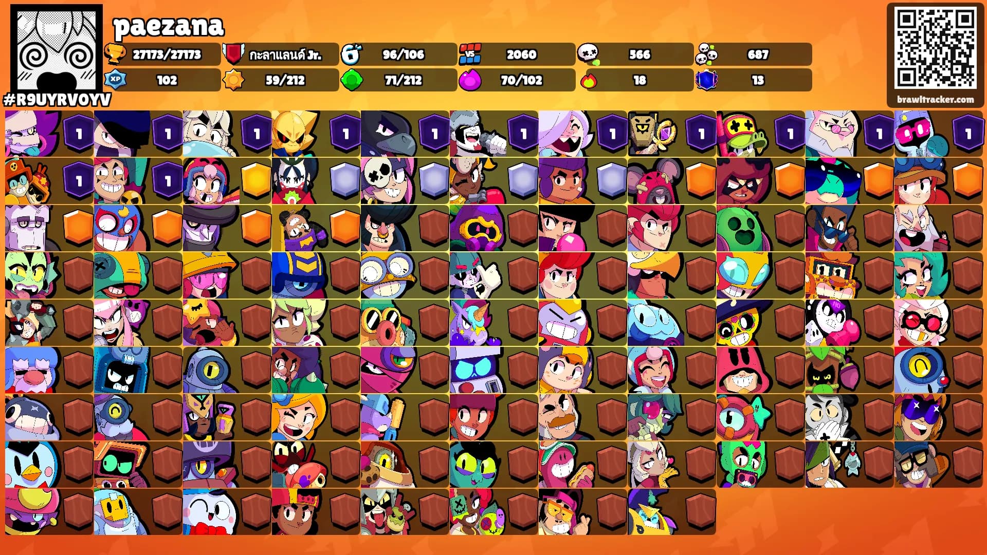 paezana's Ranks