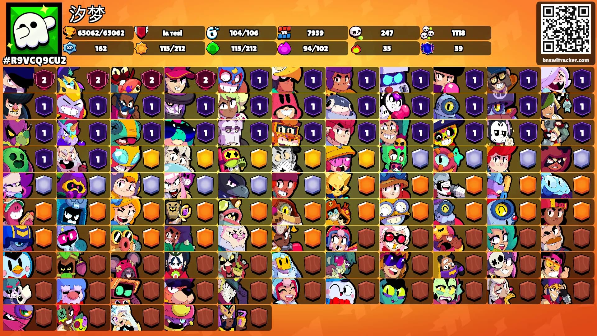 汐梦's Ranks