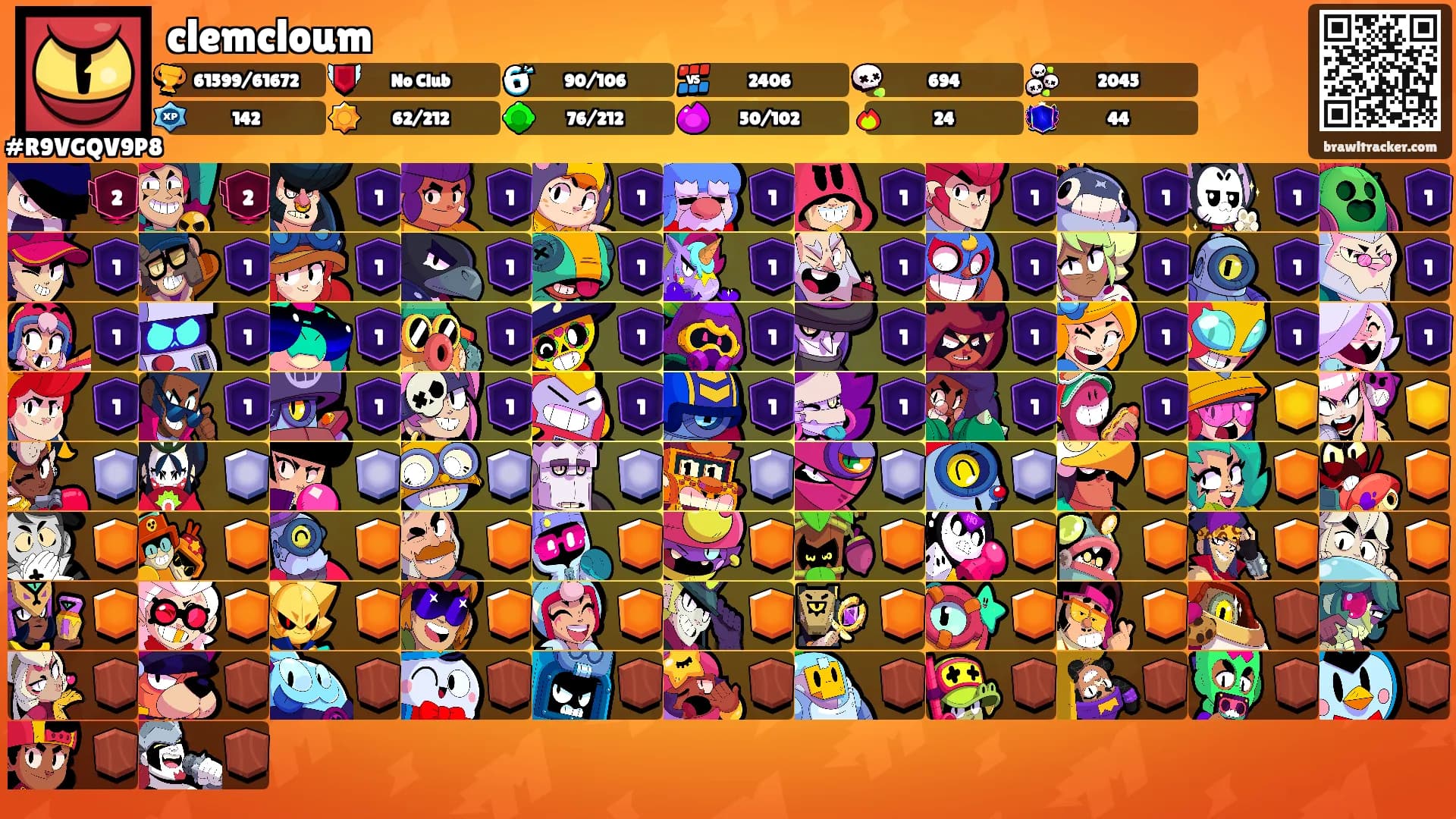 clemcloum's Ranks