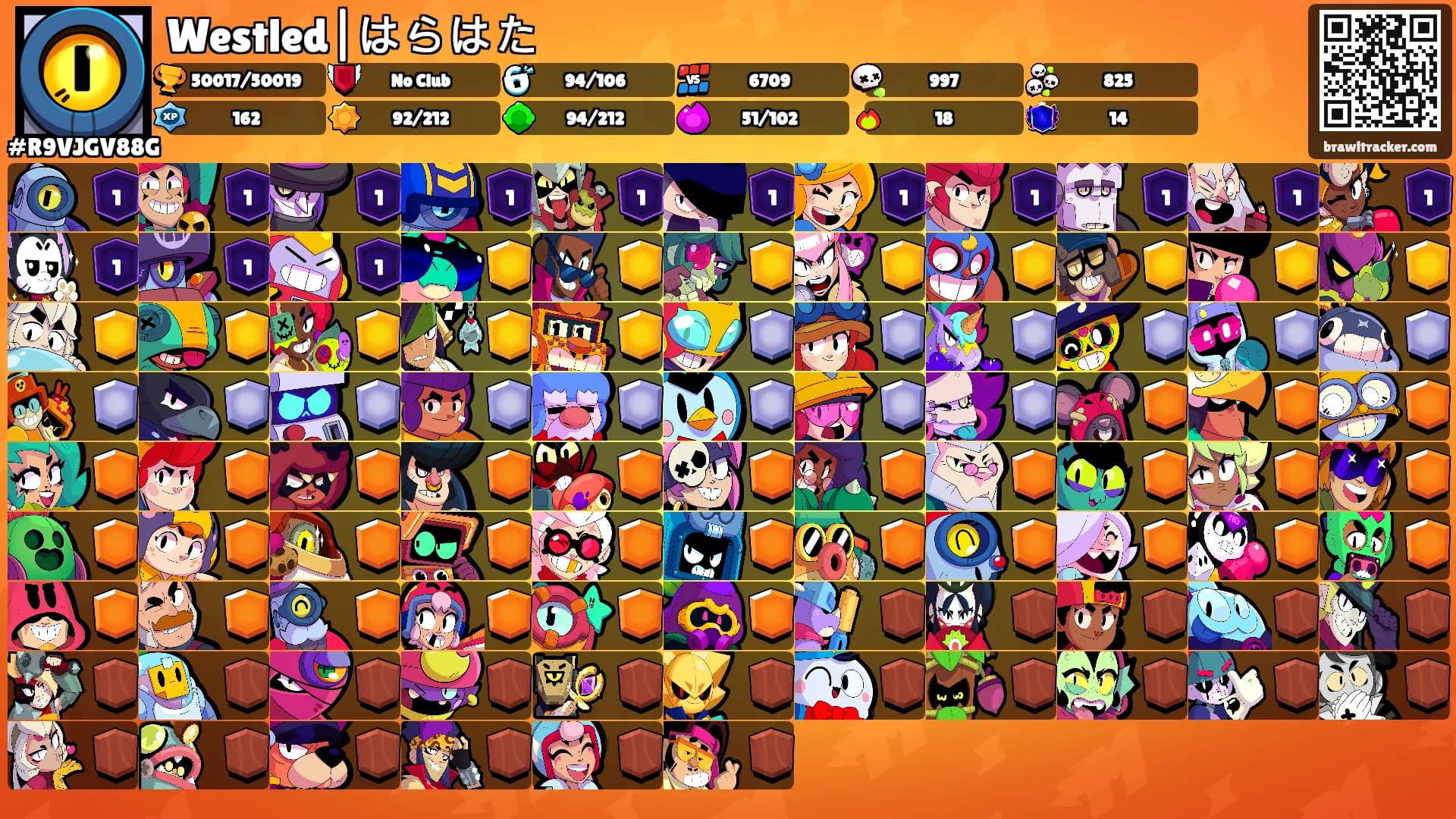 Westled|はらはた's Ranks