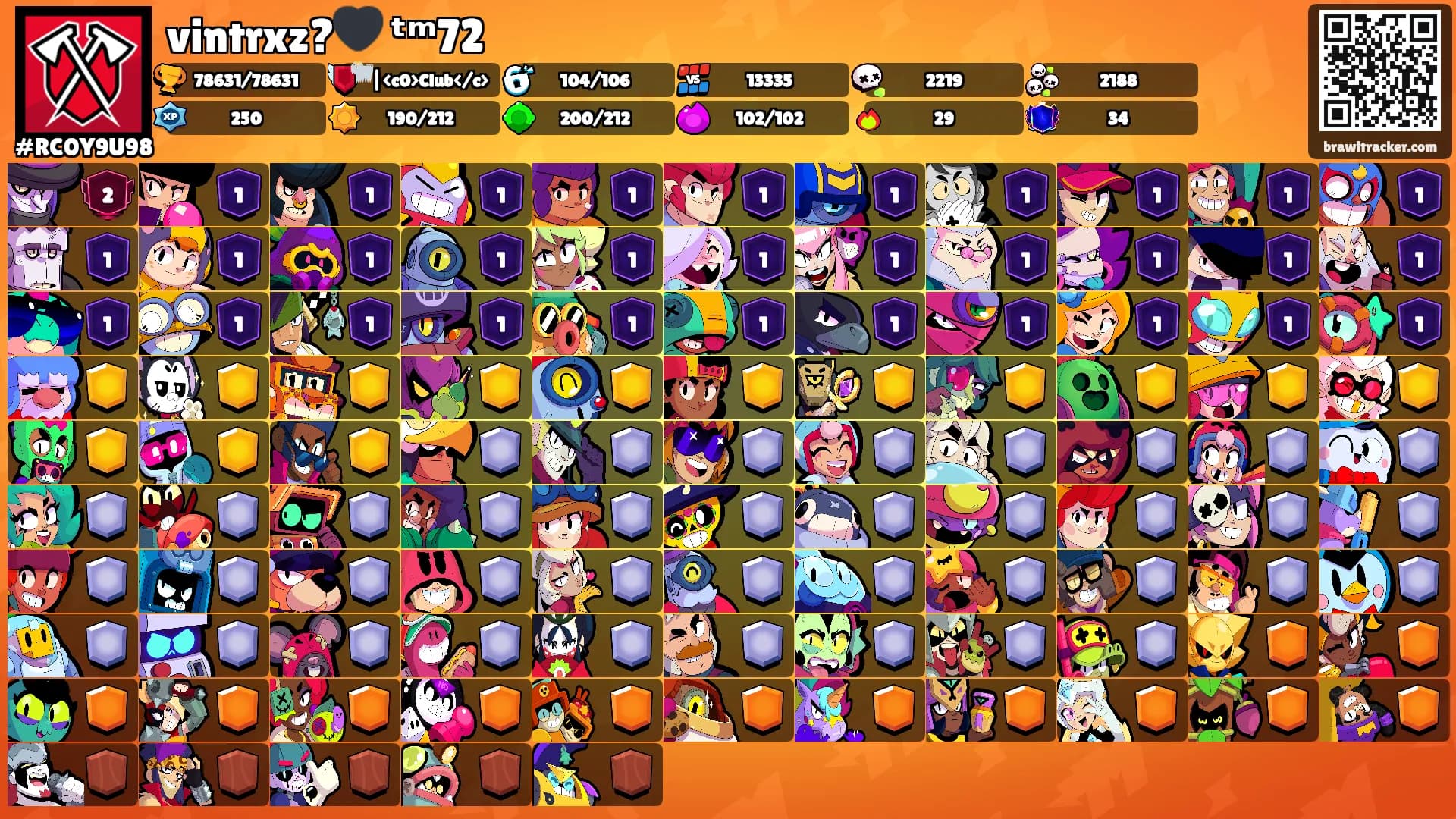 vintrxz?🖤 ᵗᵐ72's Ranks