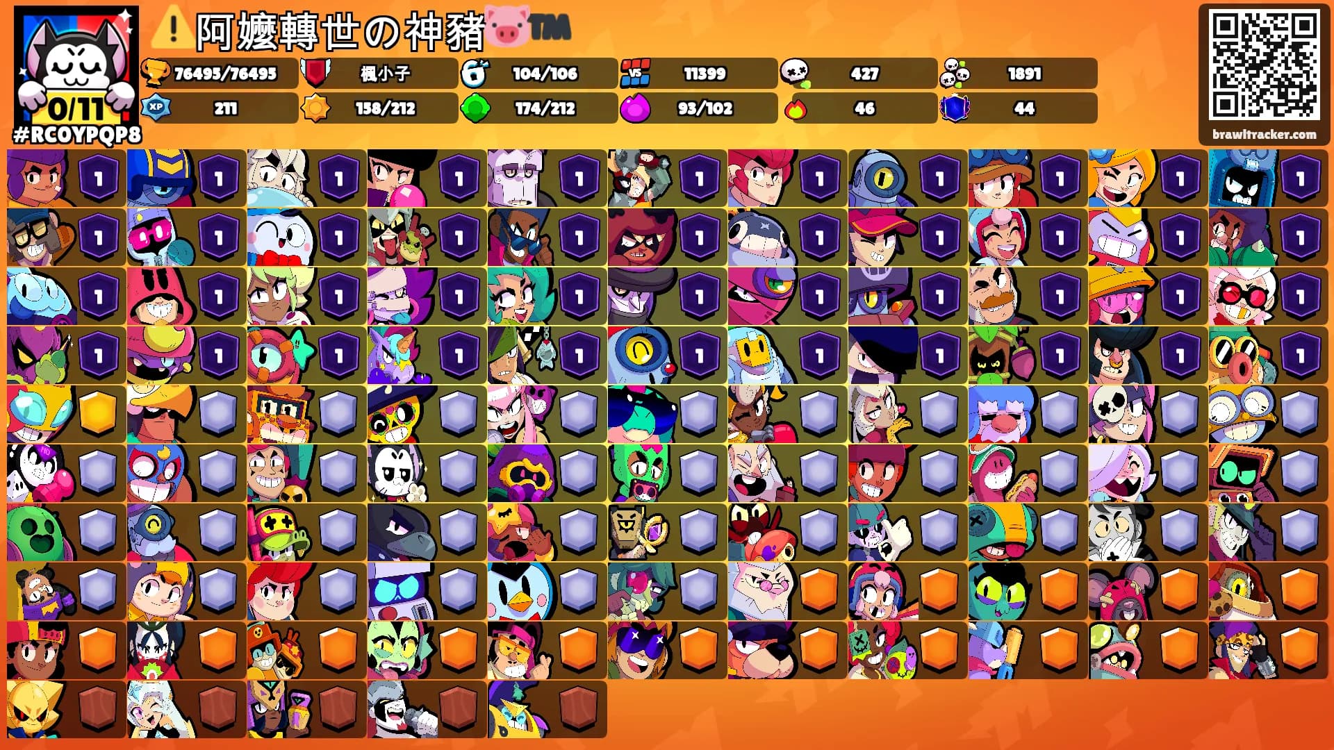 ⚠️阿嬤轉世の神豬🐷™️'s Ranks