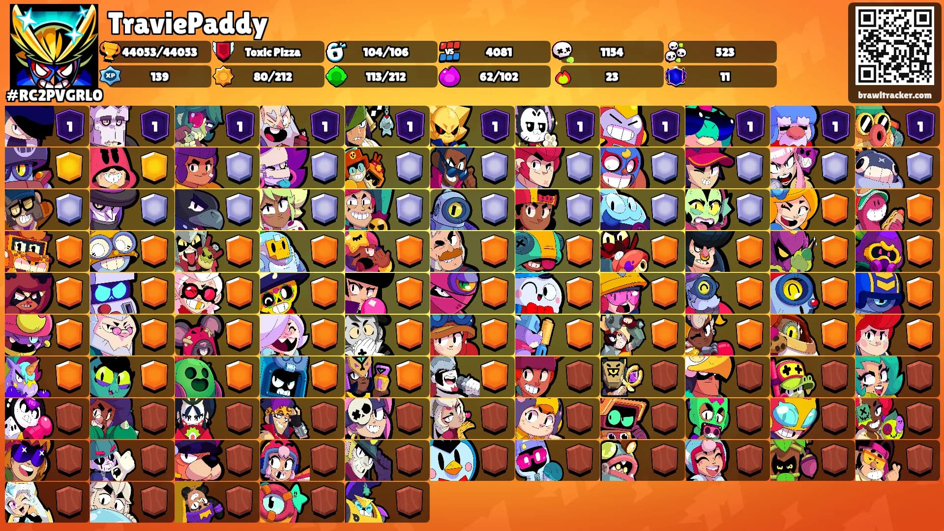 TraviePaddy's Ranks
