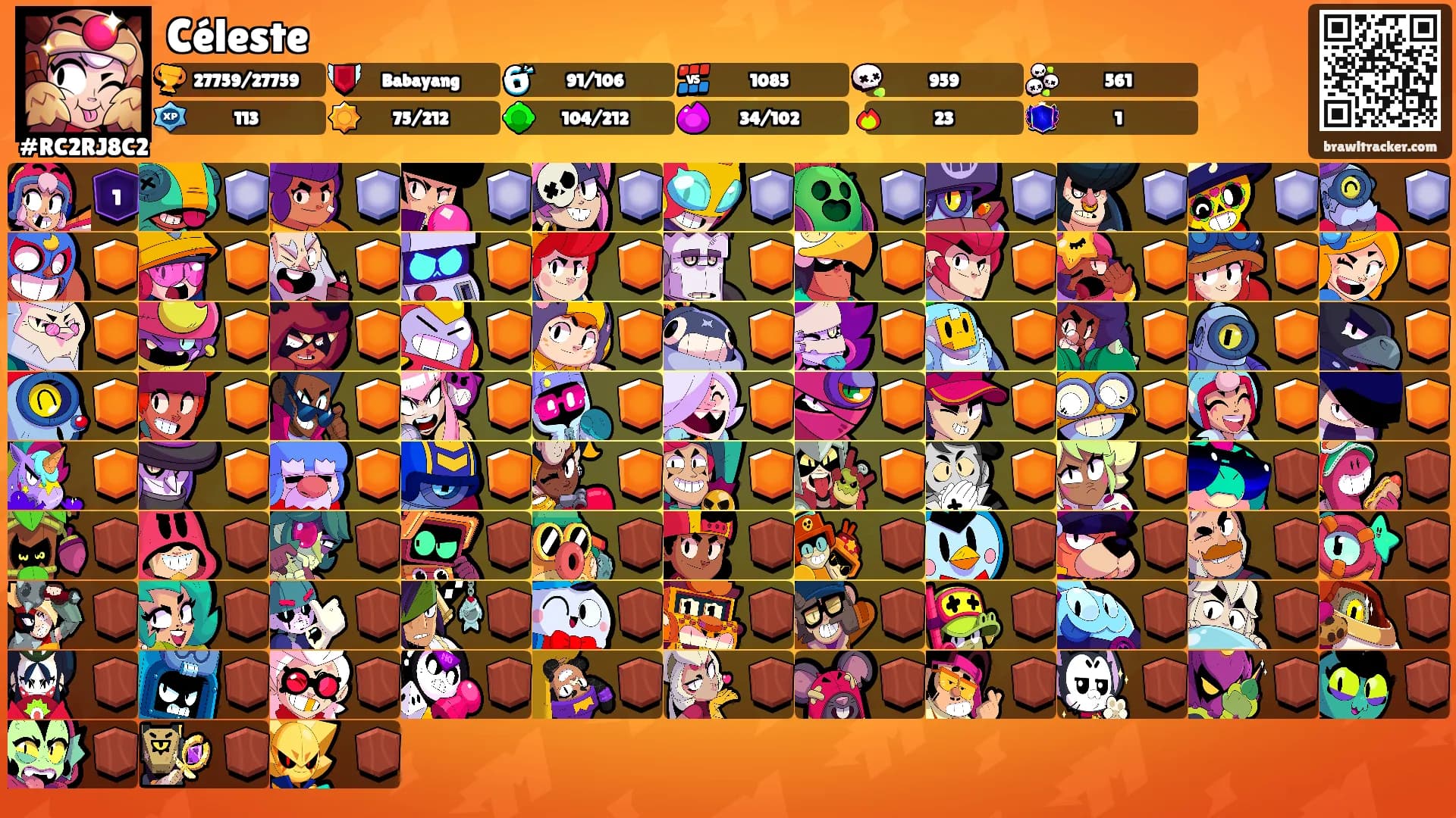 Céleste's Ranks