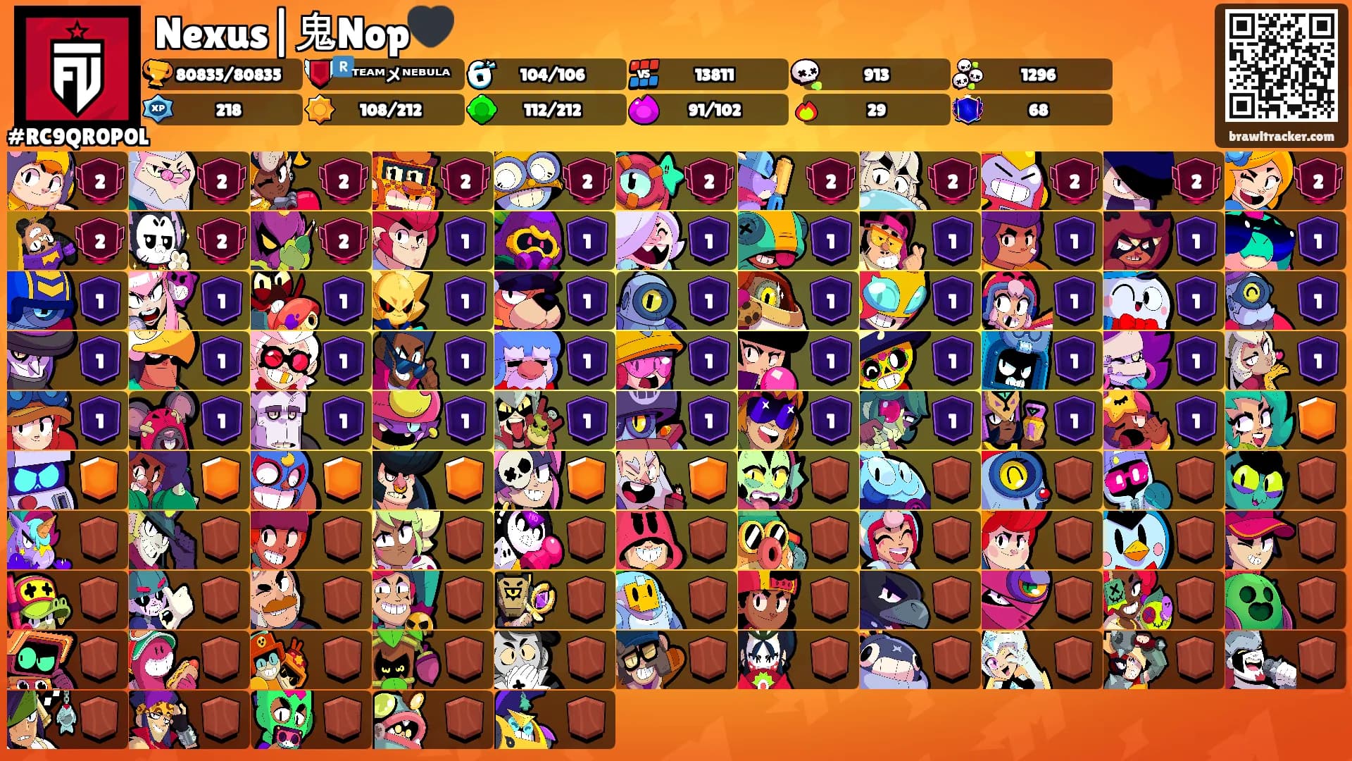 Nexus|鬼Nop🖤's Ranks