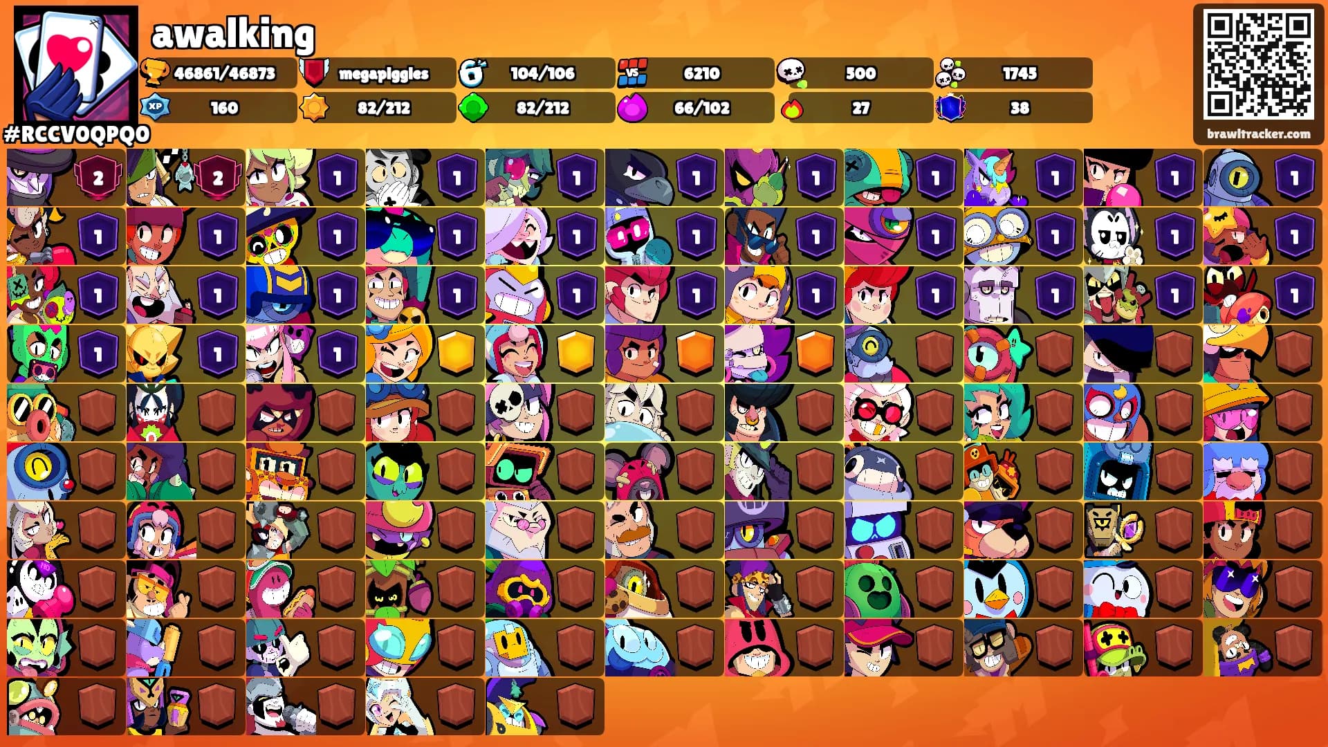 awalking's Ranks