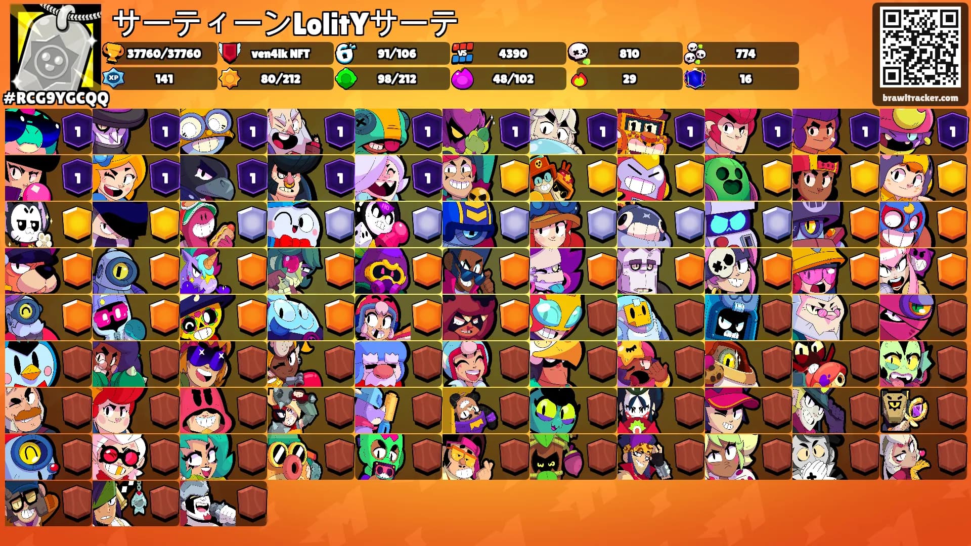 サーティーンLolitYサーテ's Ranks