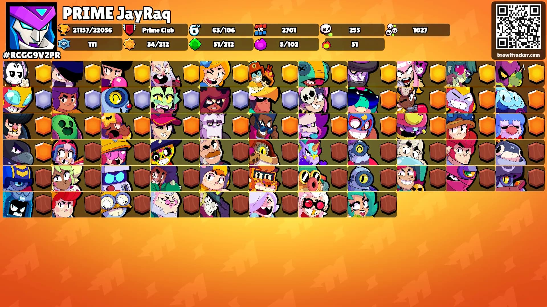 PRIME JayRaq's Ranks