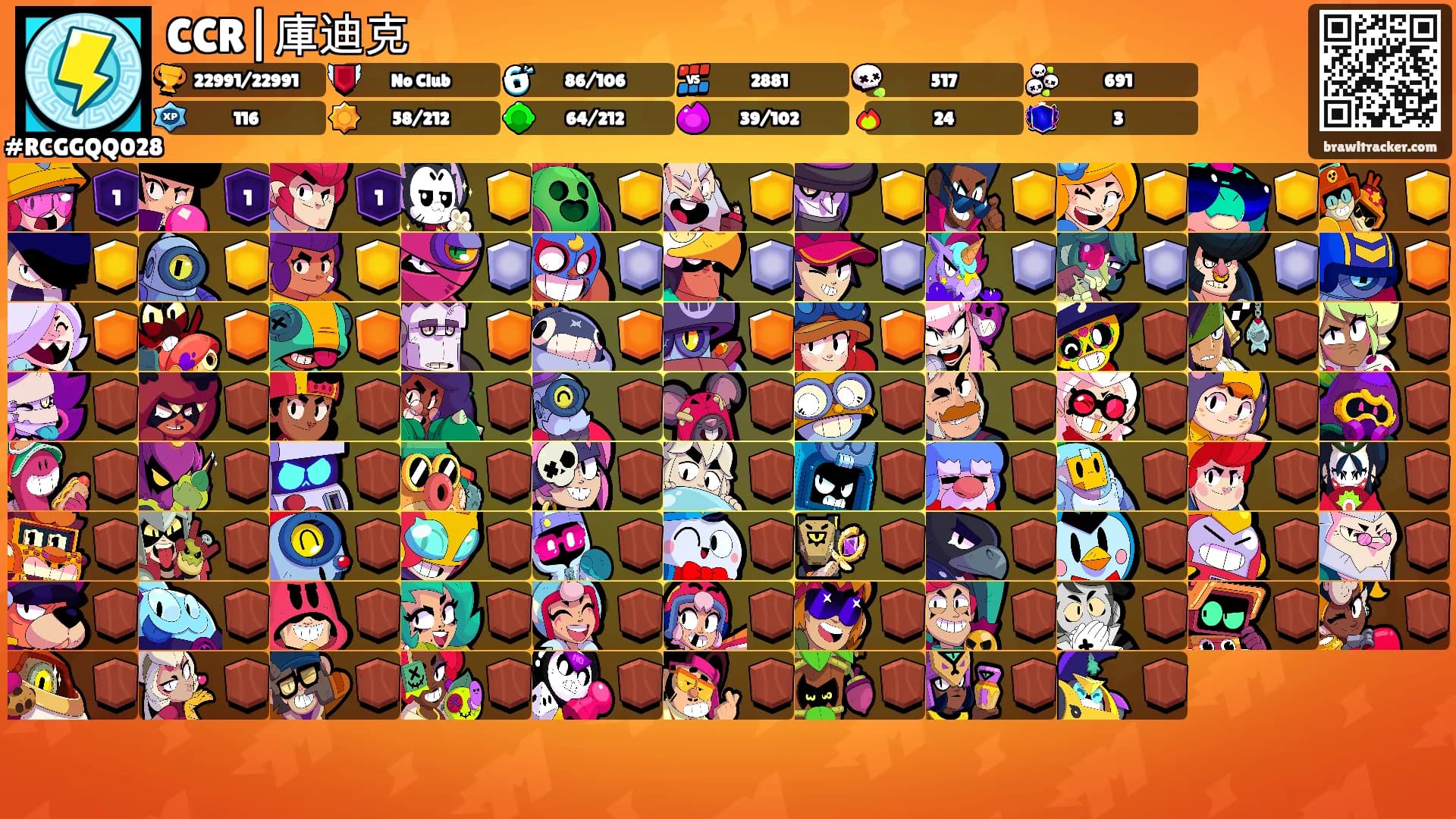 CCR|庫迪克's Ranks