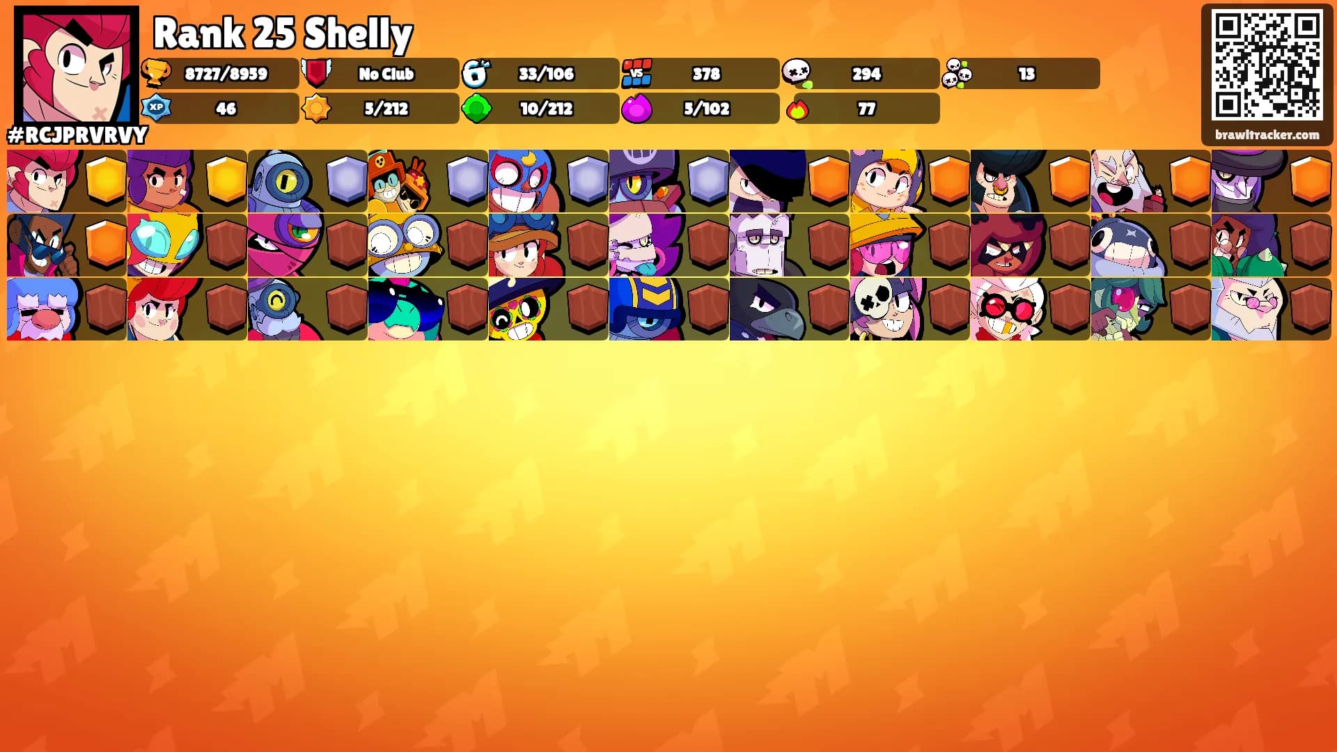 Rank 25 Shelly's Ranks