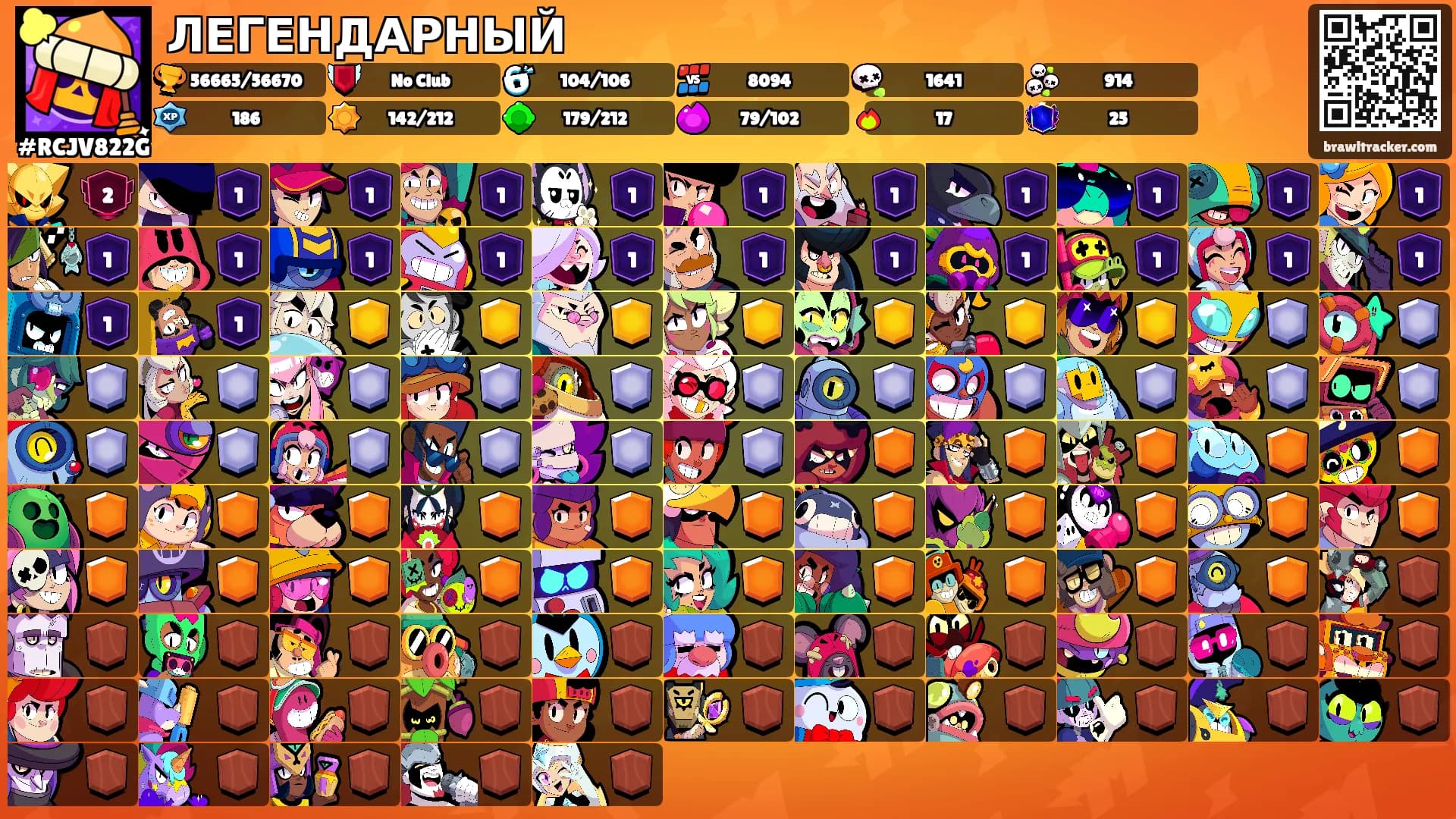 ЛЕГЕНДАРНЫЙ's Ranks