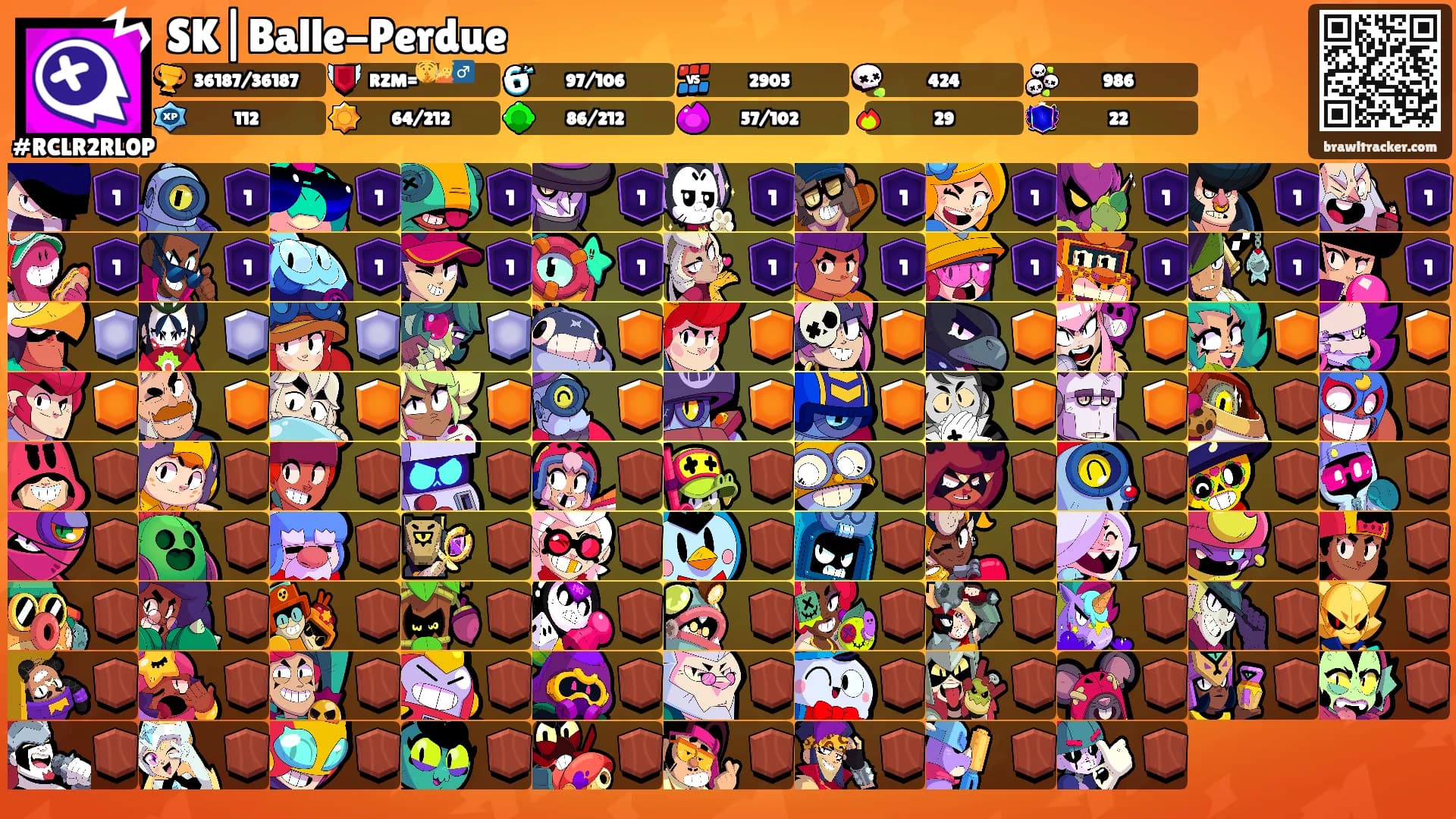 SK|Balle-Perdue's Ranks