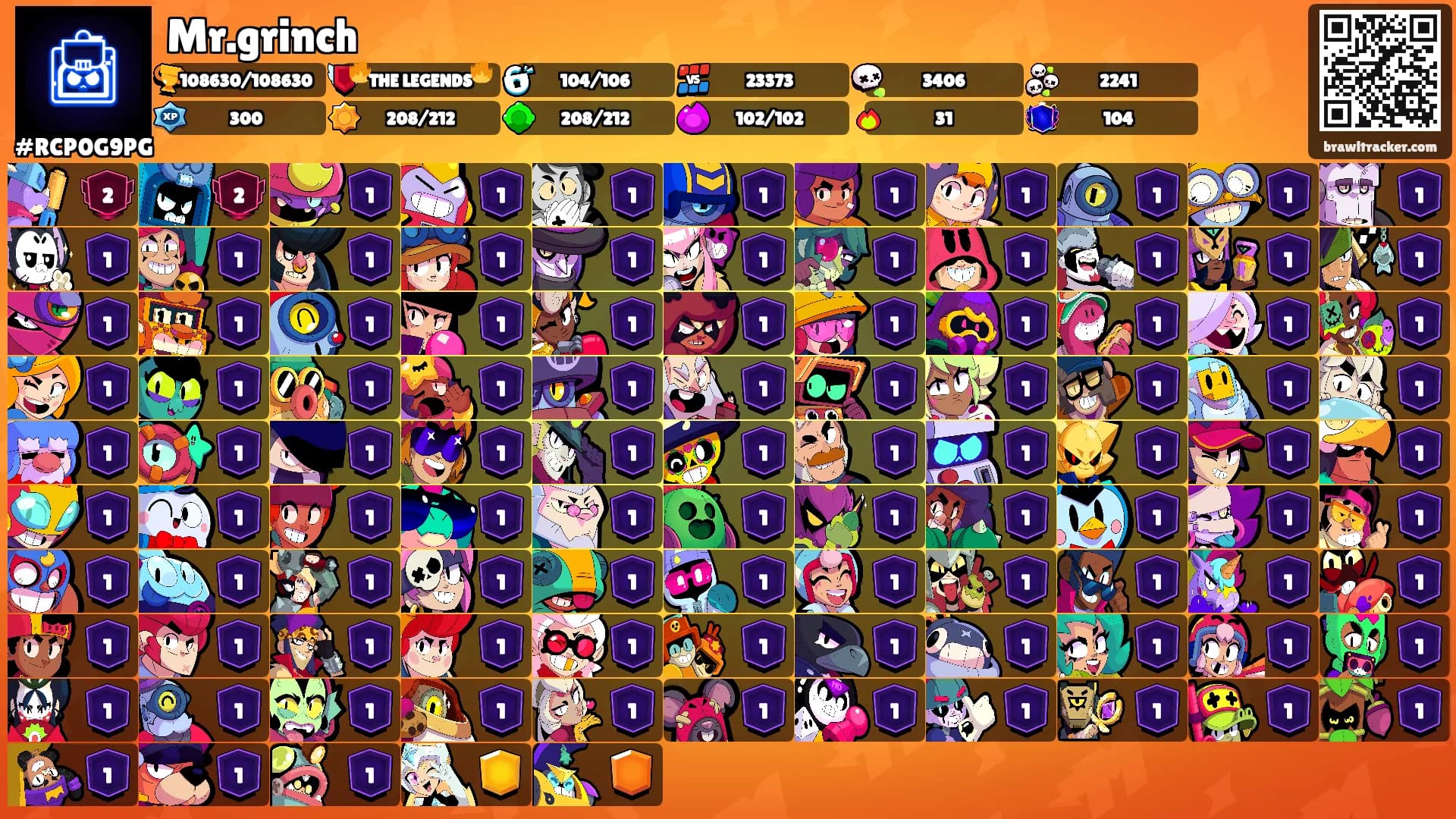 Mr.grinch's Ranks