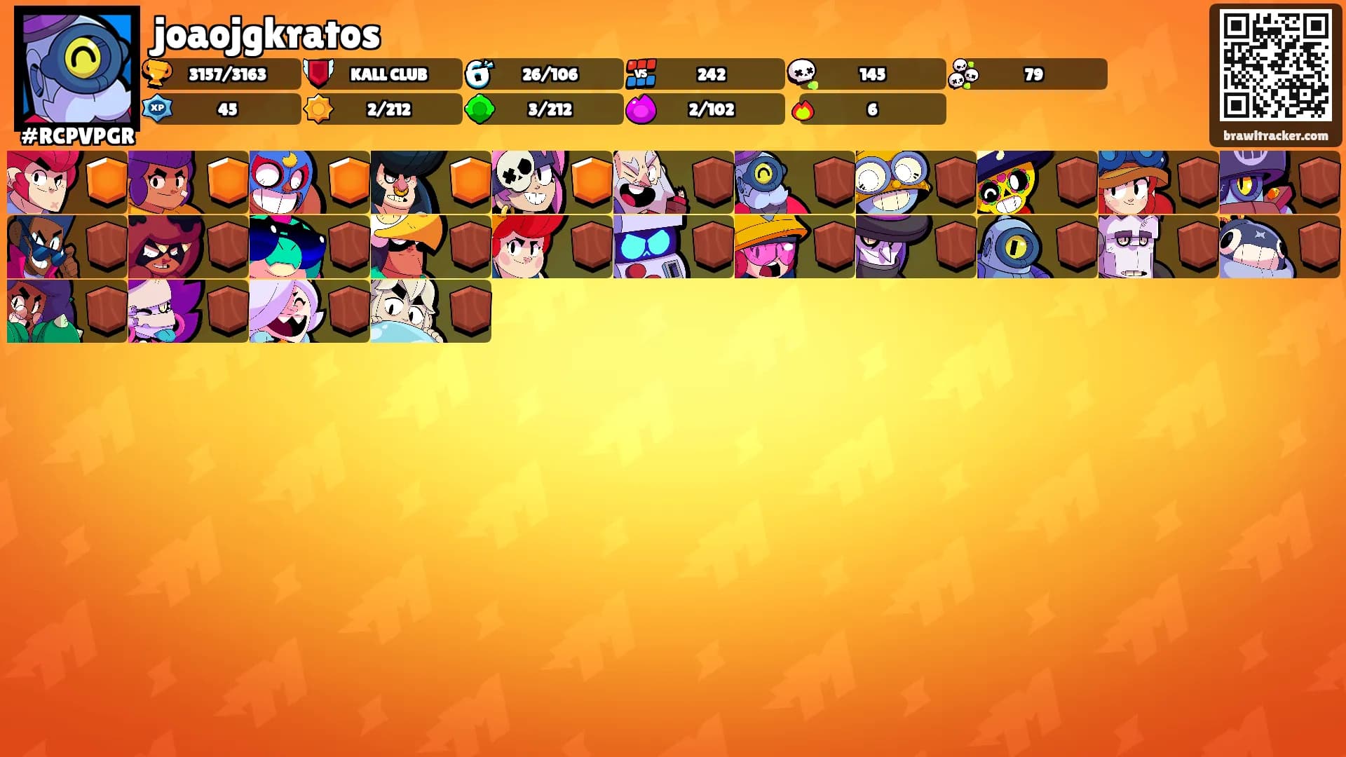 joaojgkratos's Ranks