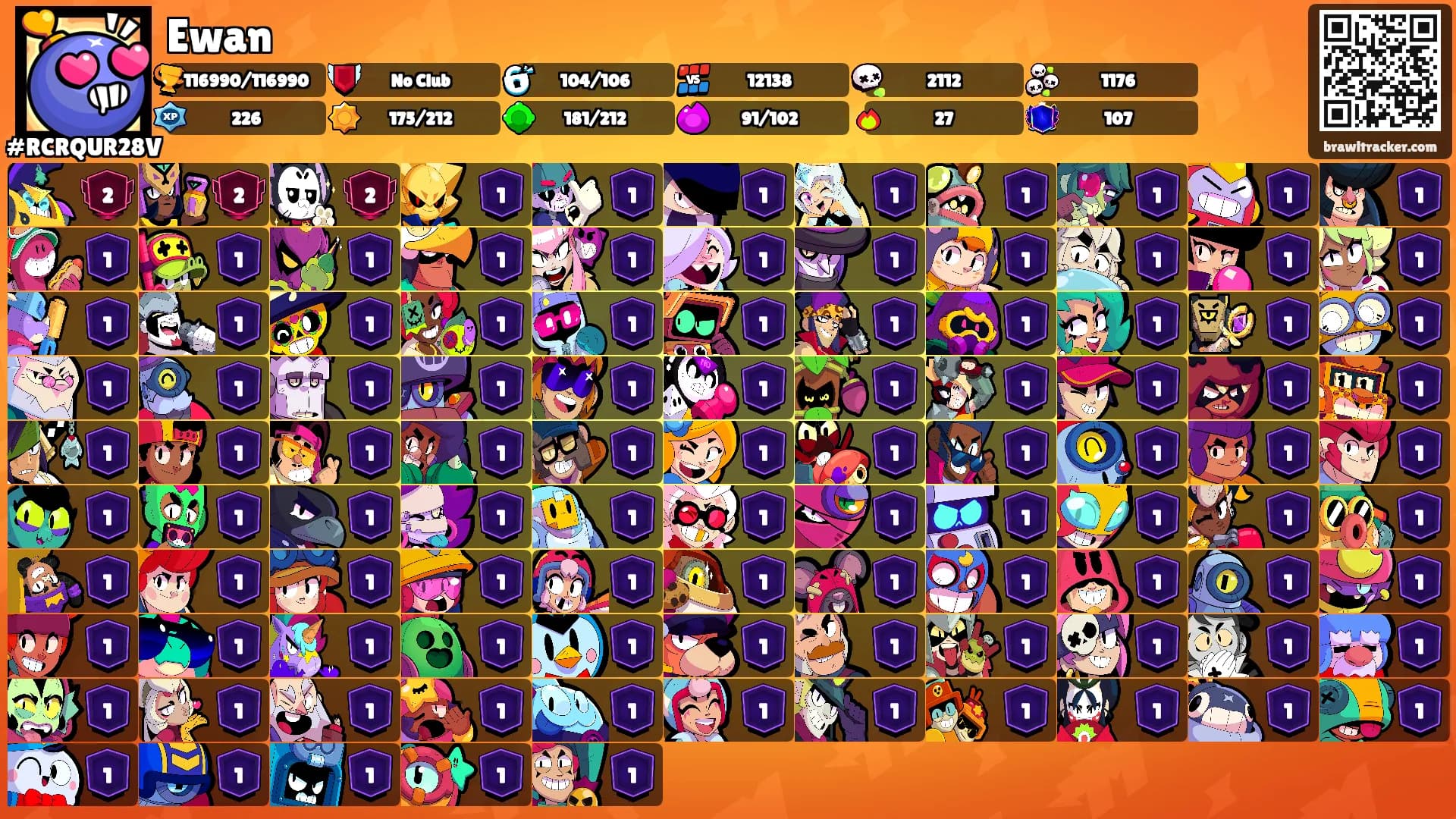 Ewan's Ranks