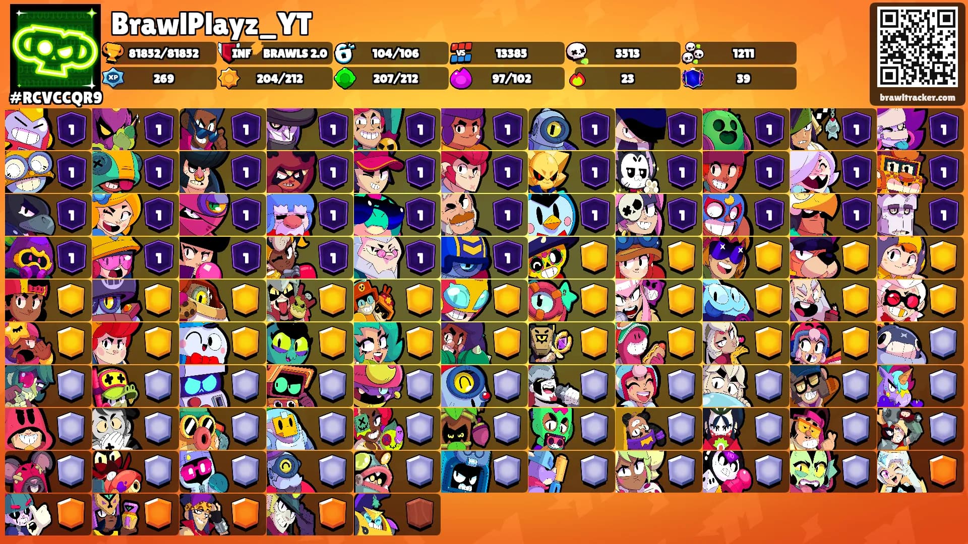 BrawlPlayz_YT's Ranks