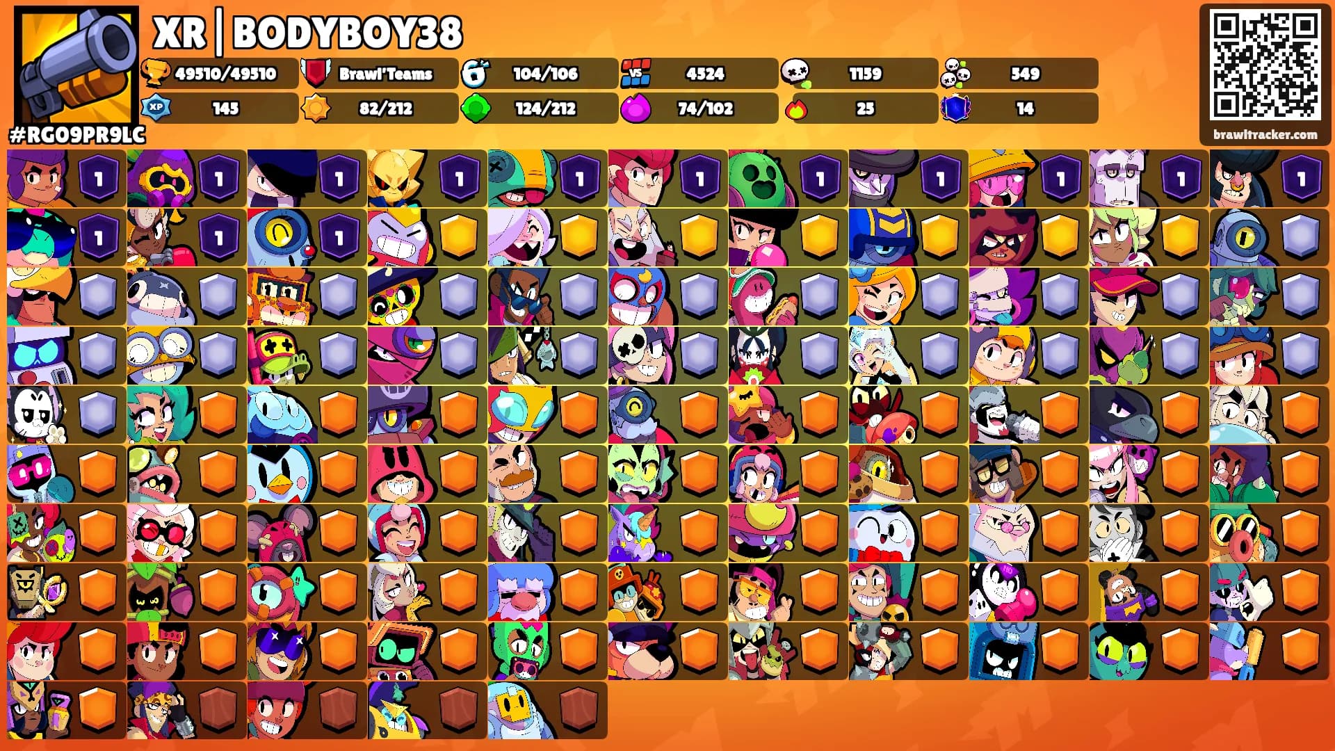 XR|BODYBOY38's Ranks