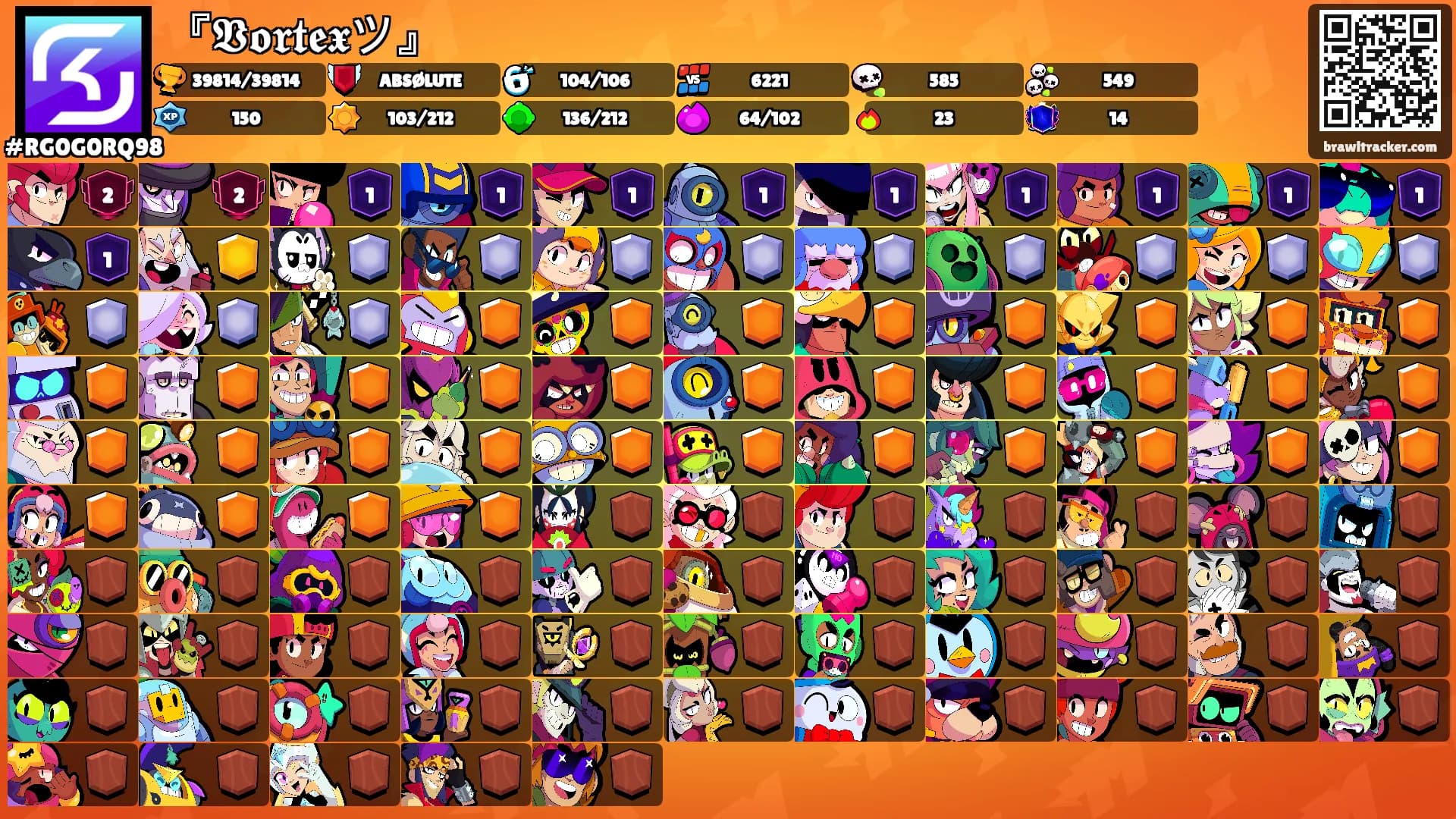『𝖁𝖔𝖗𝖙𝖊𝖝ツ』's Ranks