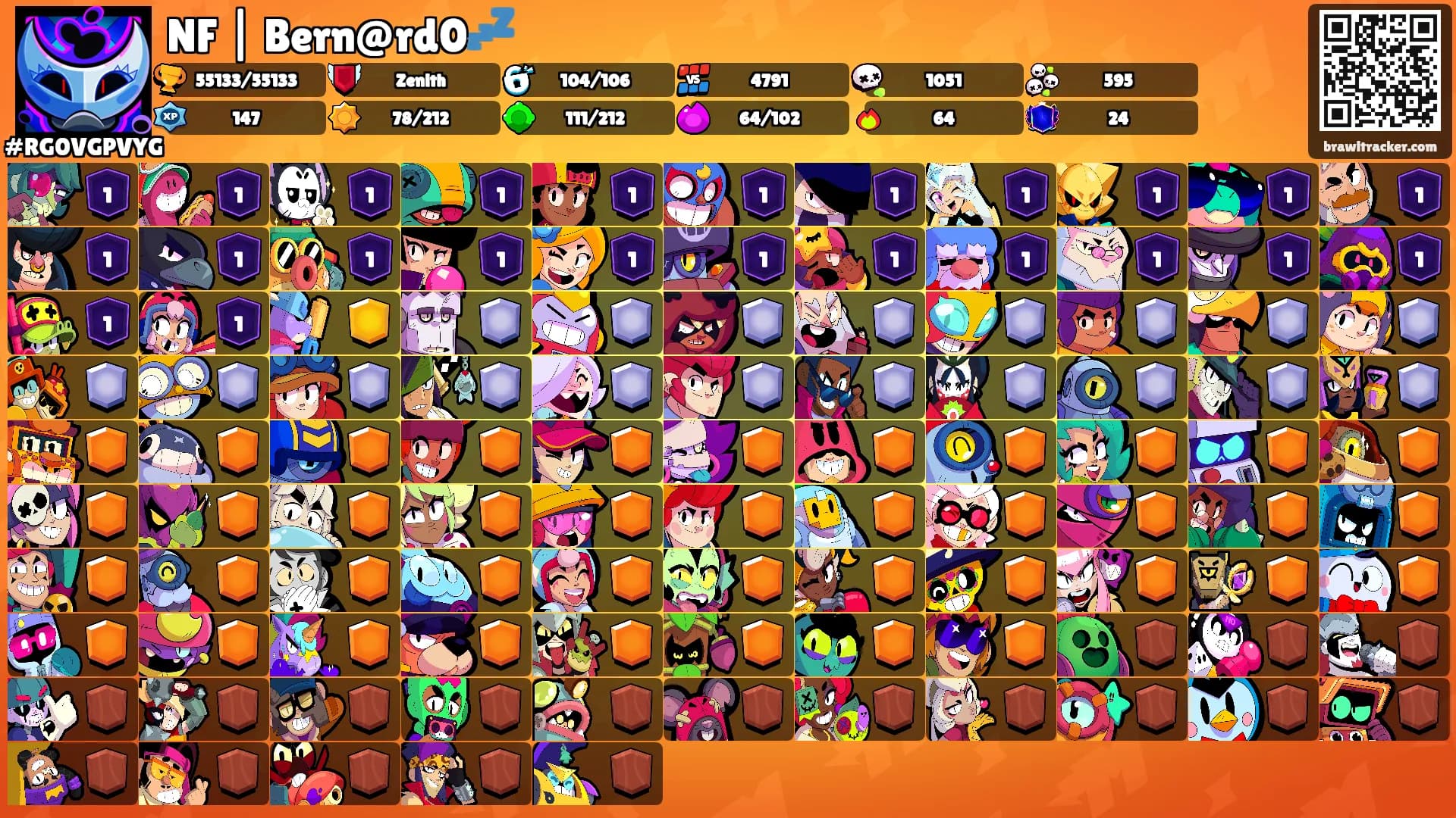 NF | Bern@rd0💤's Ranks