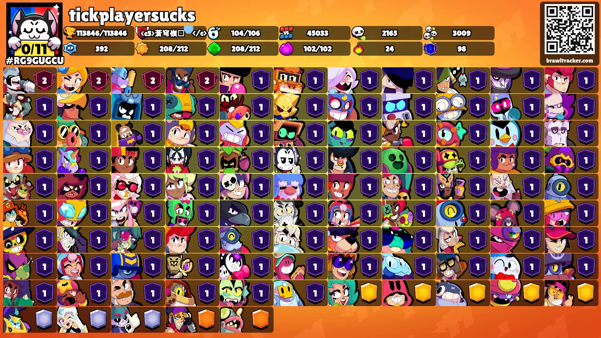 tickplayersucks's Ranks