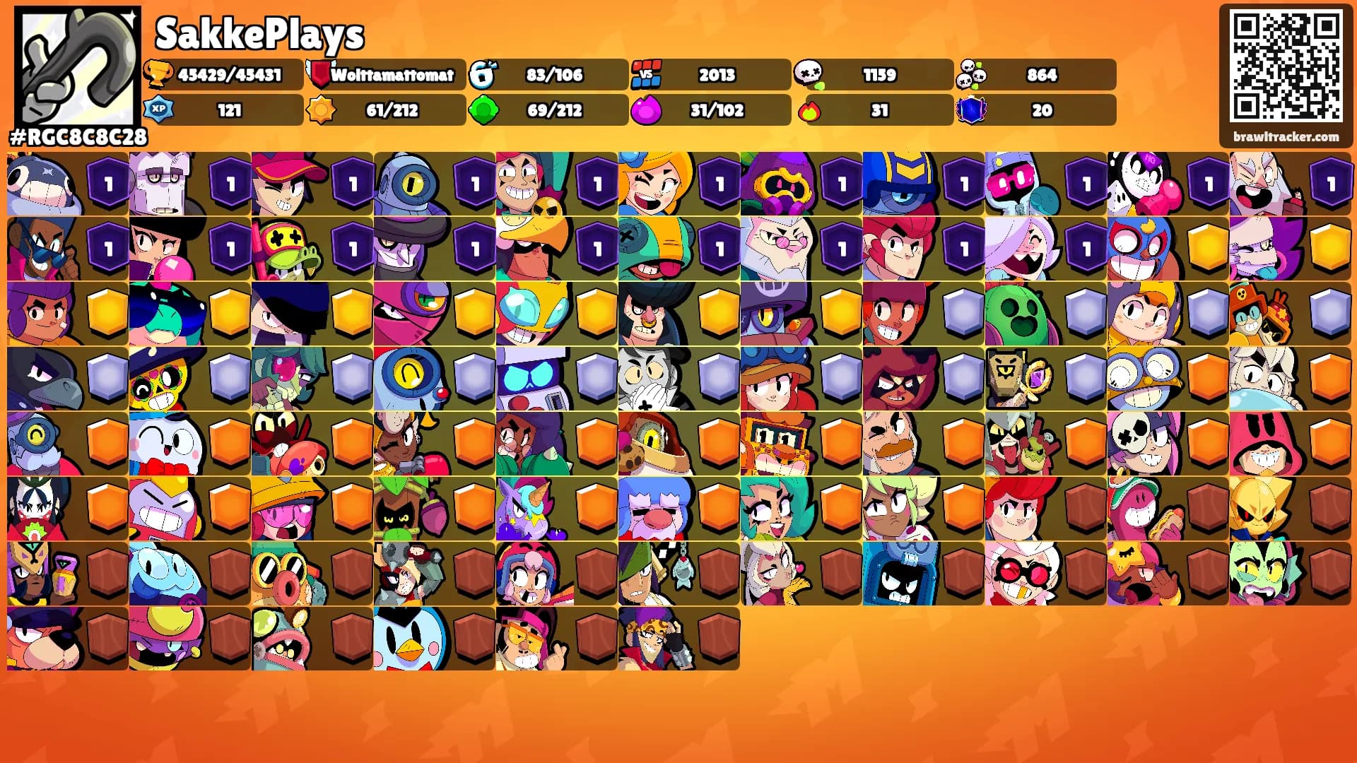 SakkePlays's Ranks