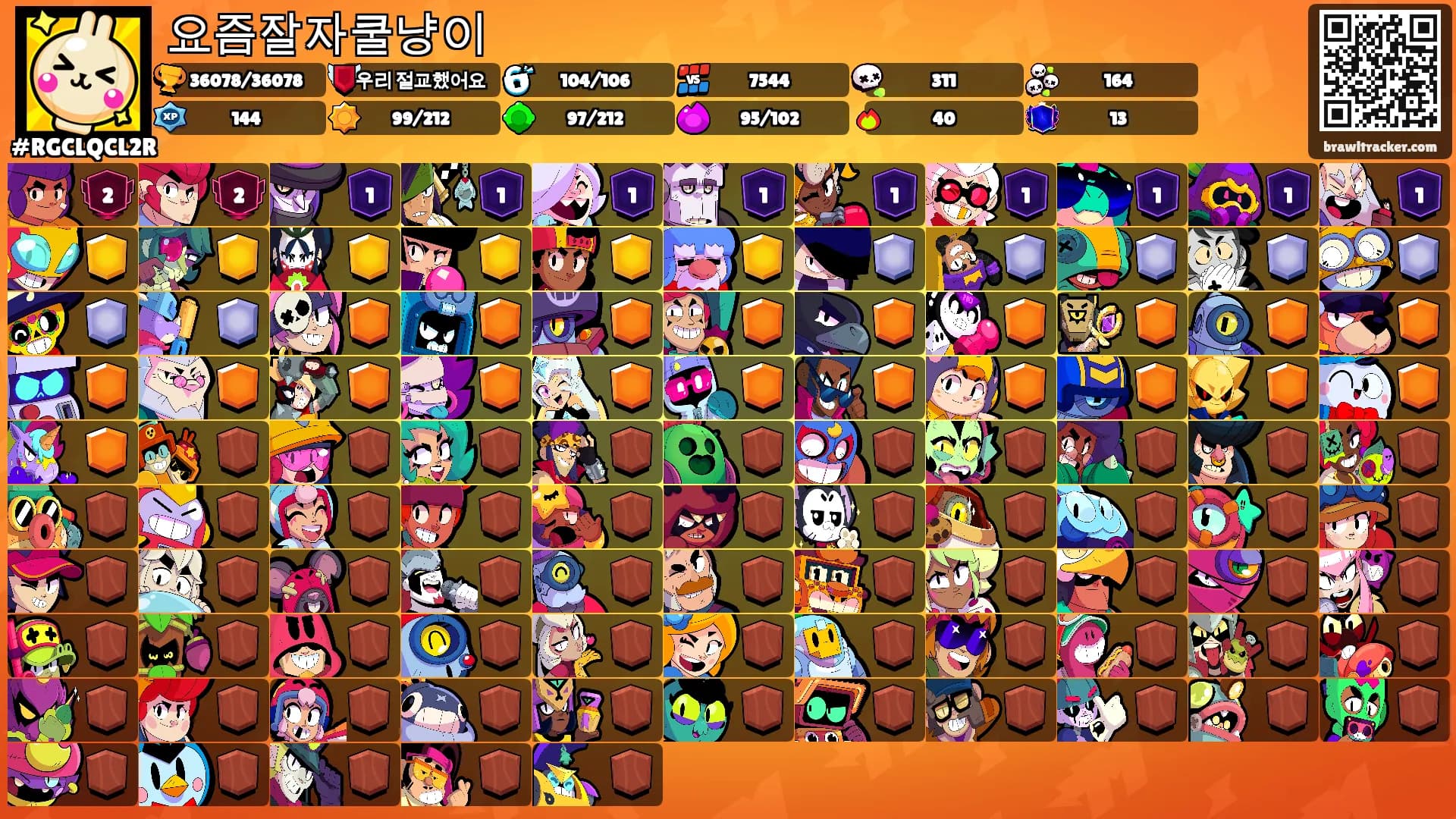 요즘잘자쿨냥이's Ranks
