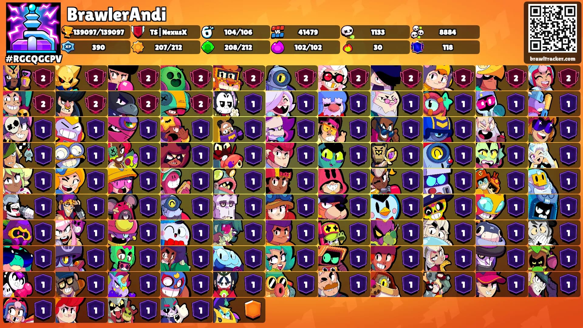 BrawlerAndi's Ranks