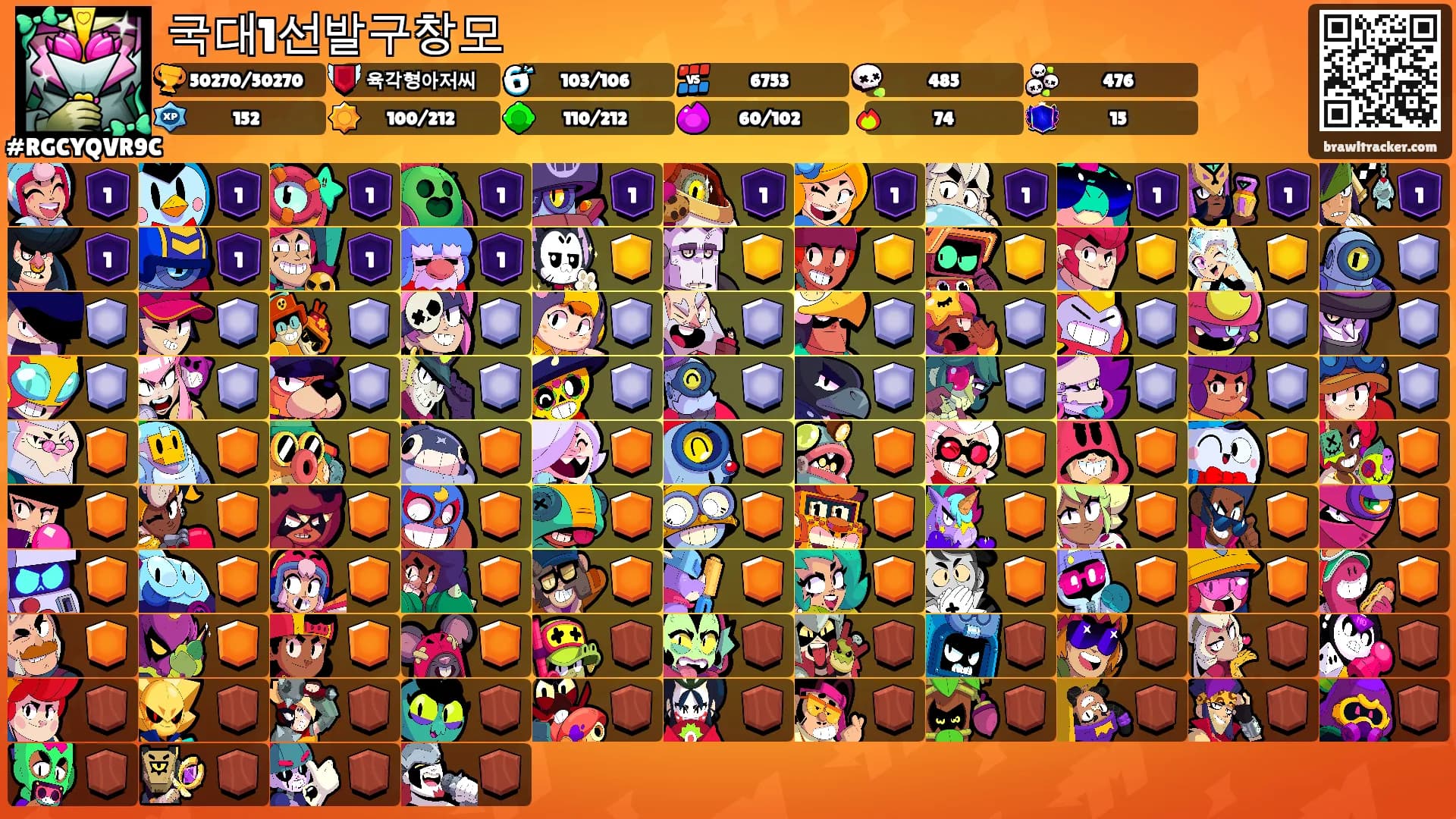 국대1선발구창모's Ranks