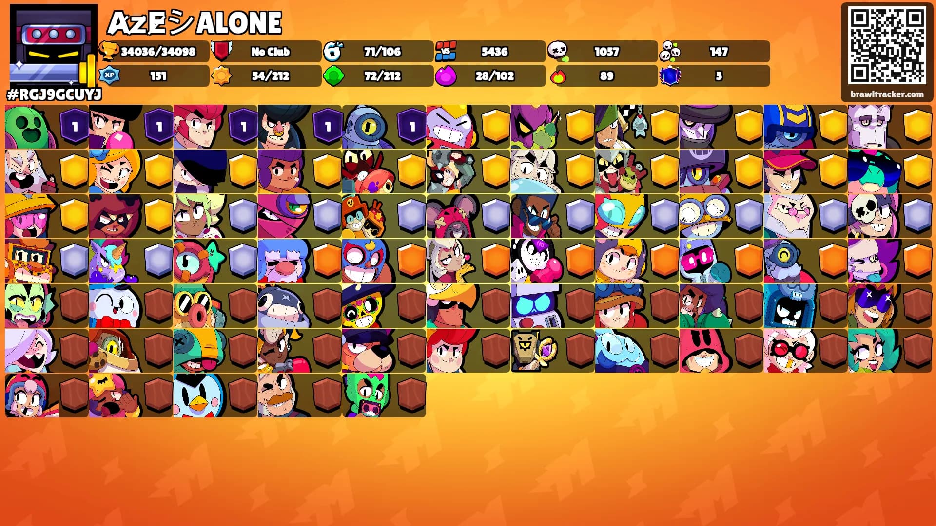A̷z̷E̷シ︎ALONE's Ranks