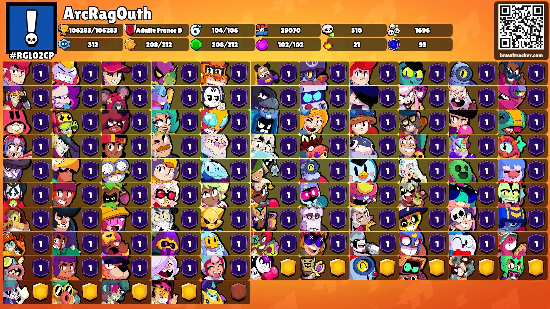 ArcRag0uth's Ranks
