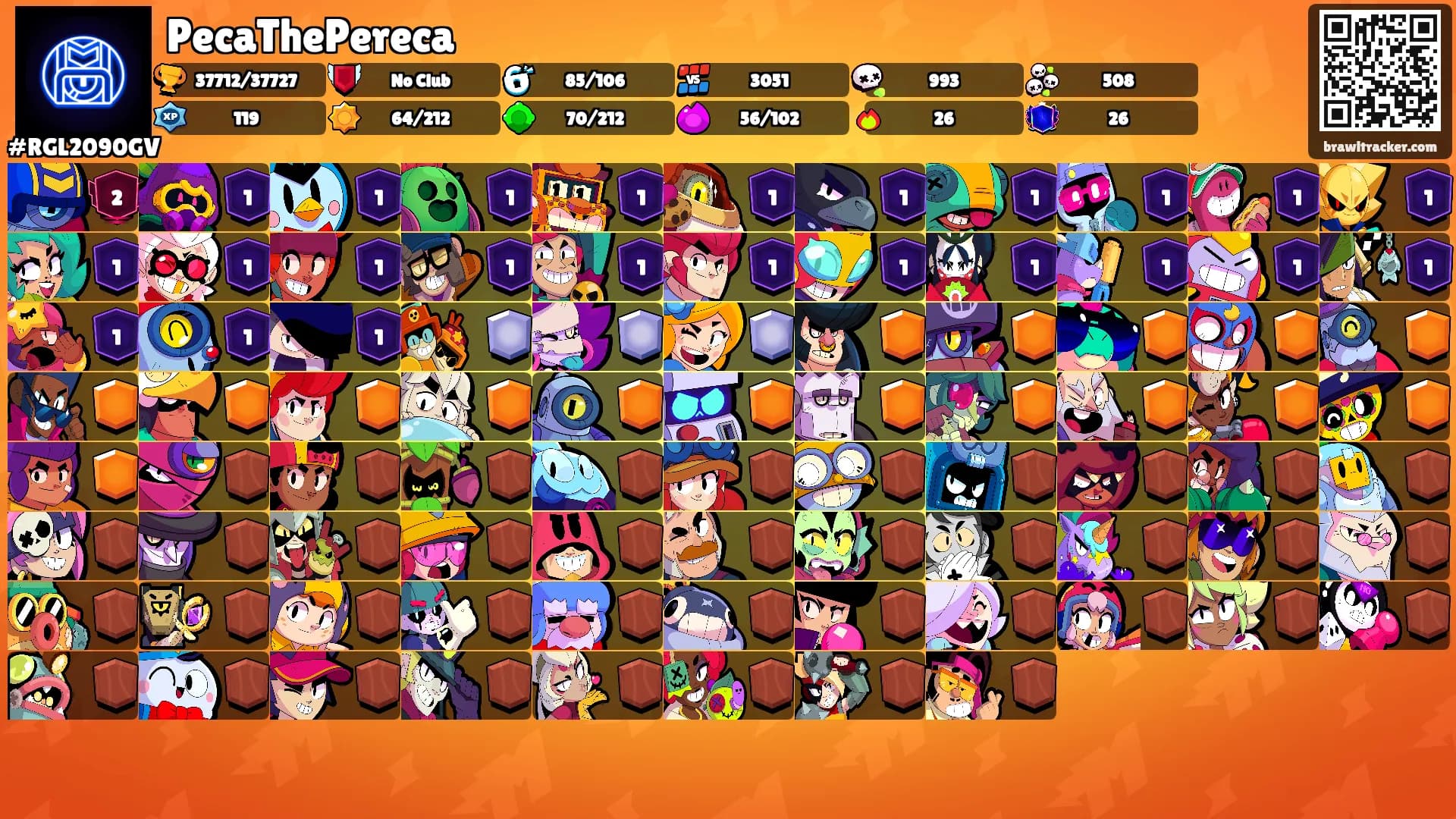 PecaThePereca's Ranks