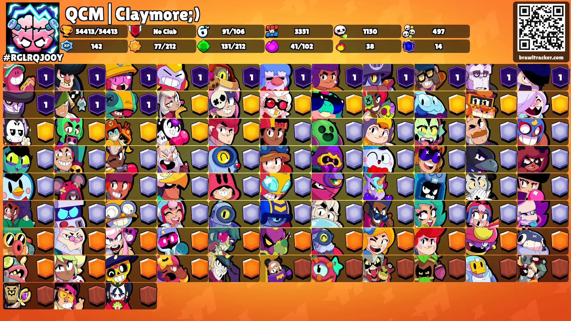 QCM|Claymore;)'s Ranks
