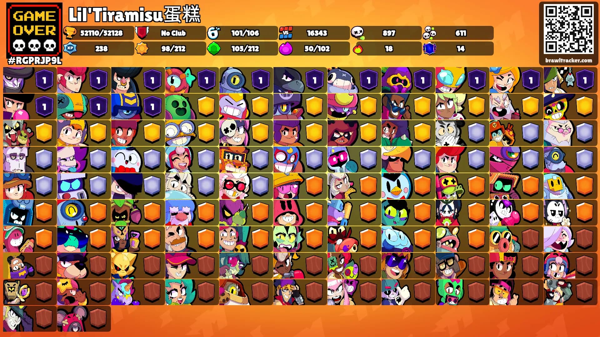 Lil'Tiramisu蛋糕's Ranks