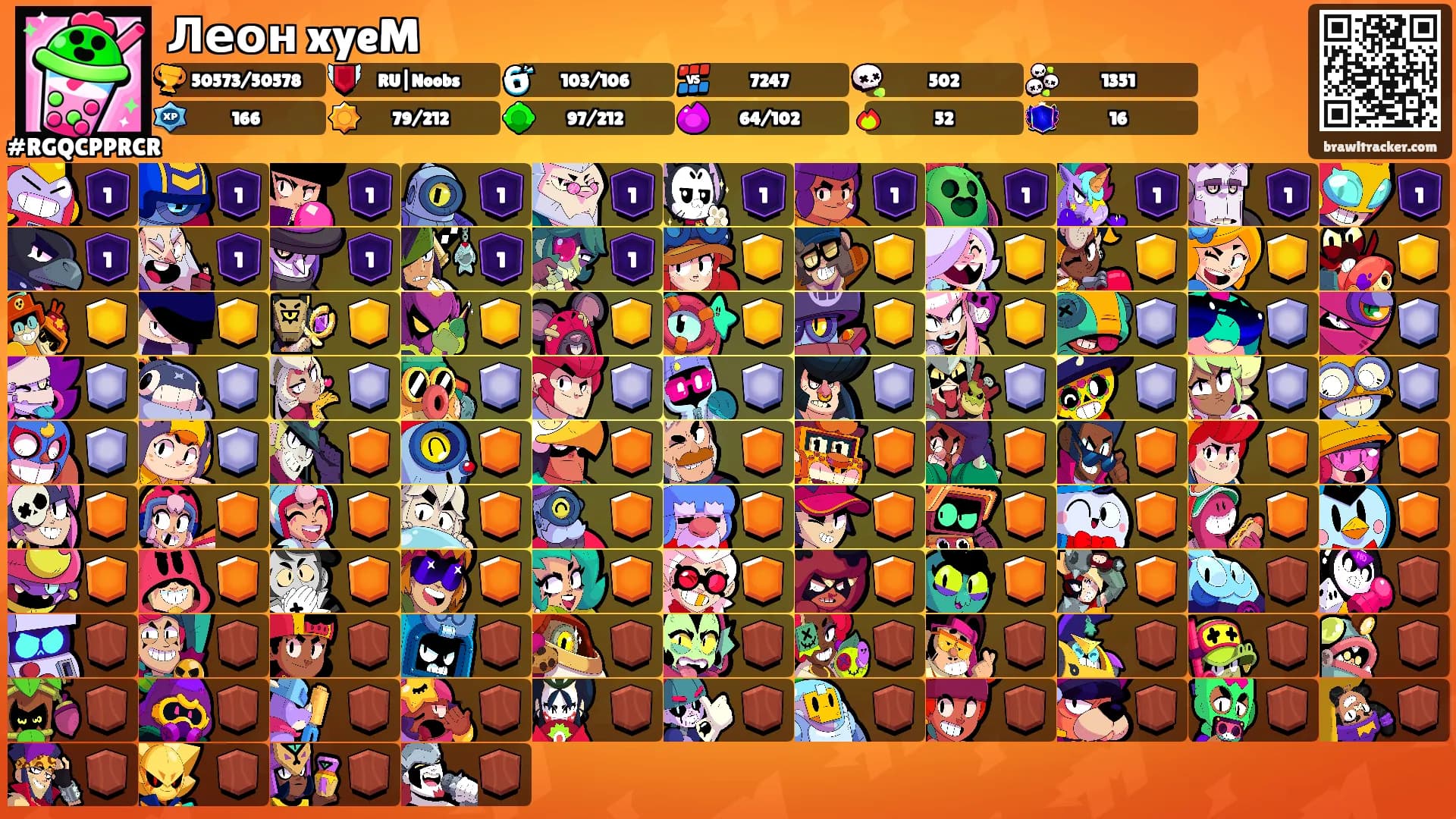 Леон xyeM's Ranks