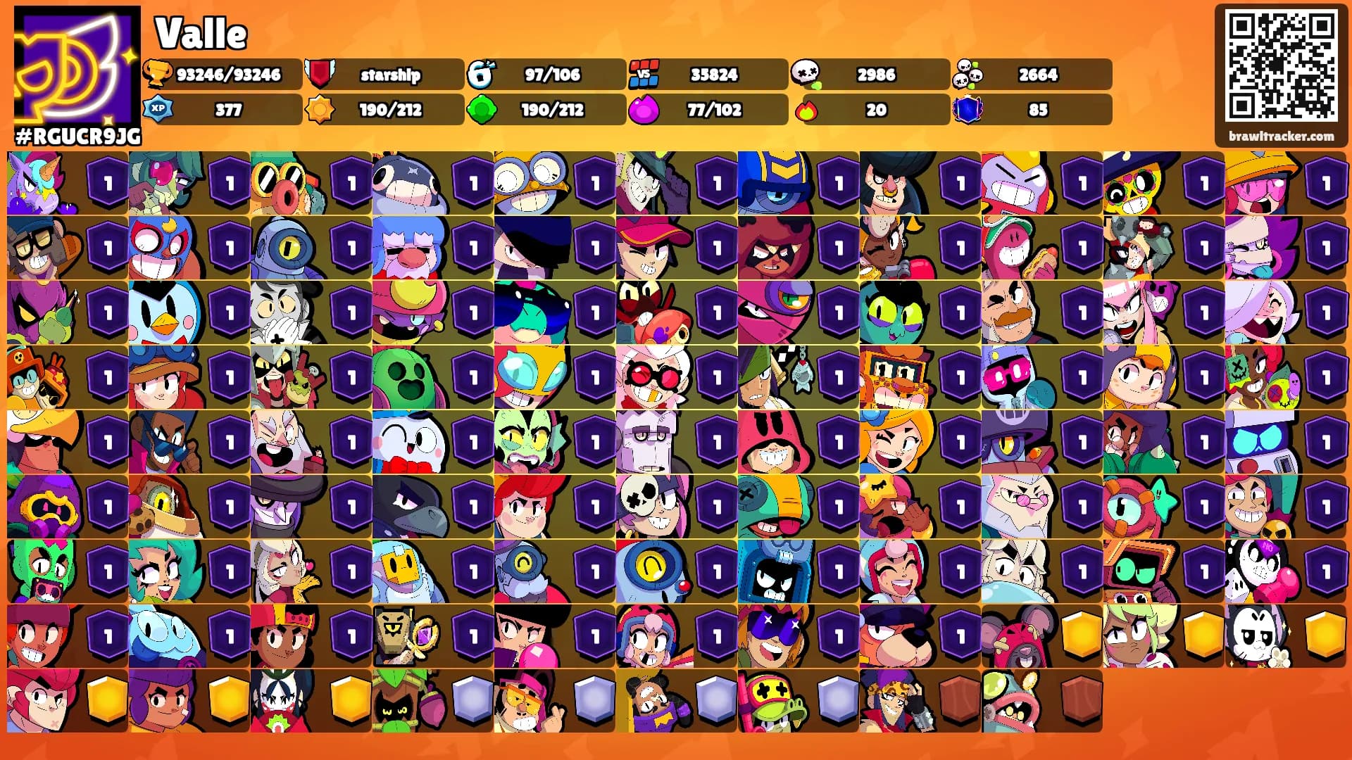 Valle's Ranks