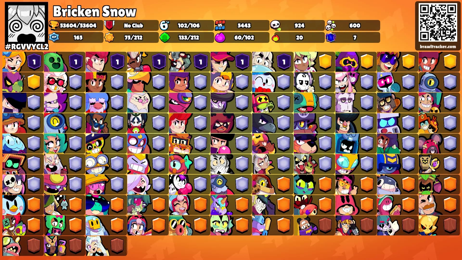 Bricken Snow's Ranks