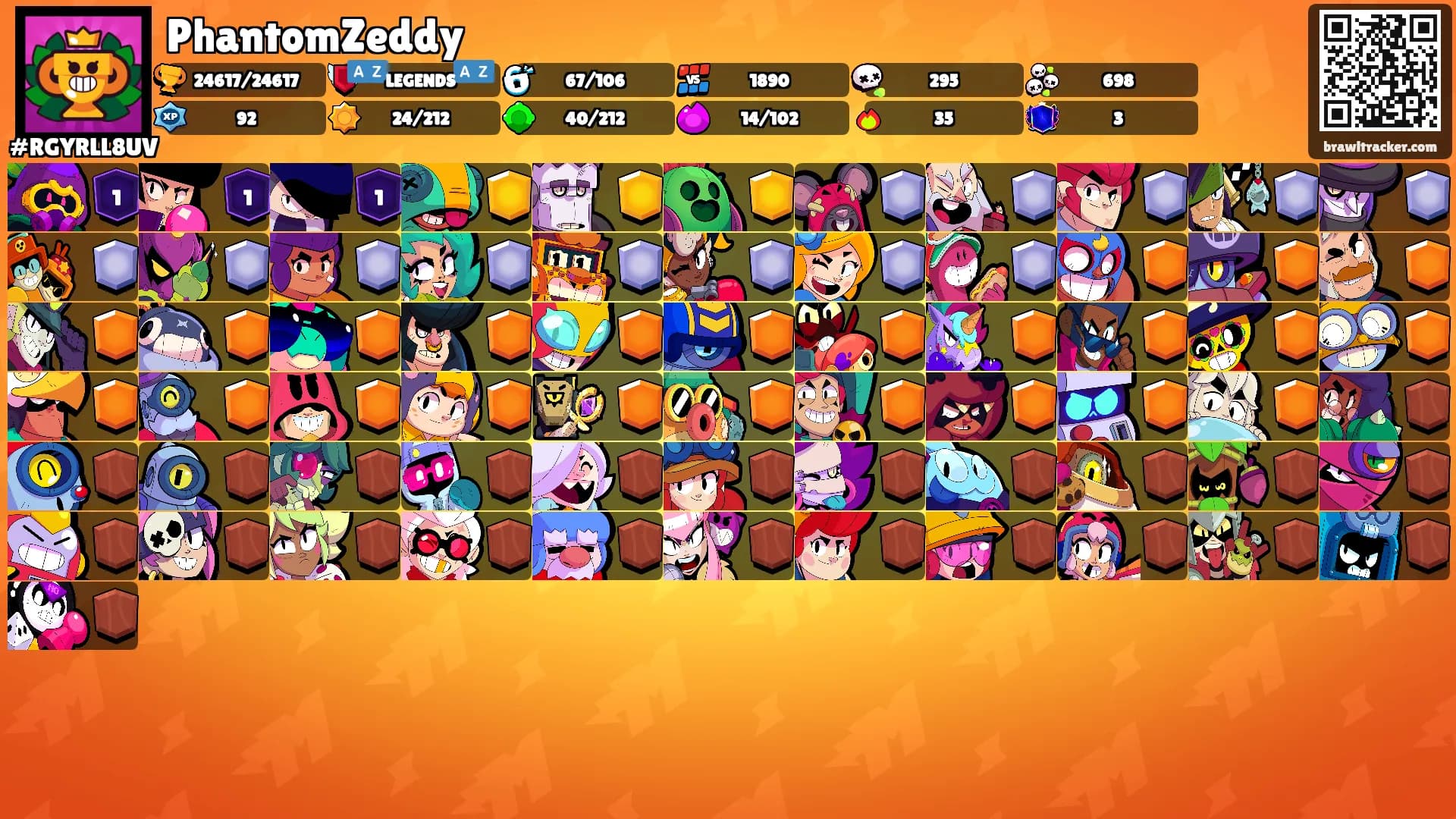 PhantomZeddy's Ranks