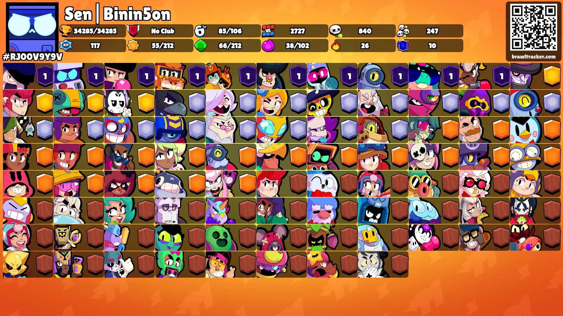 Sen|Binin5on's Ranks