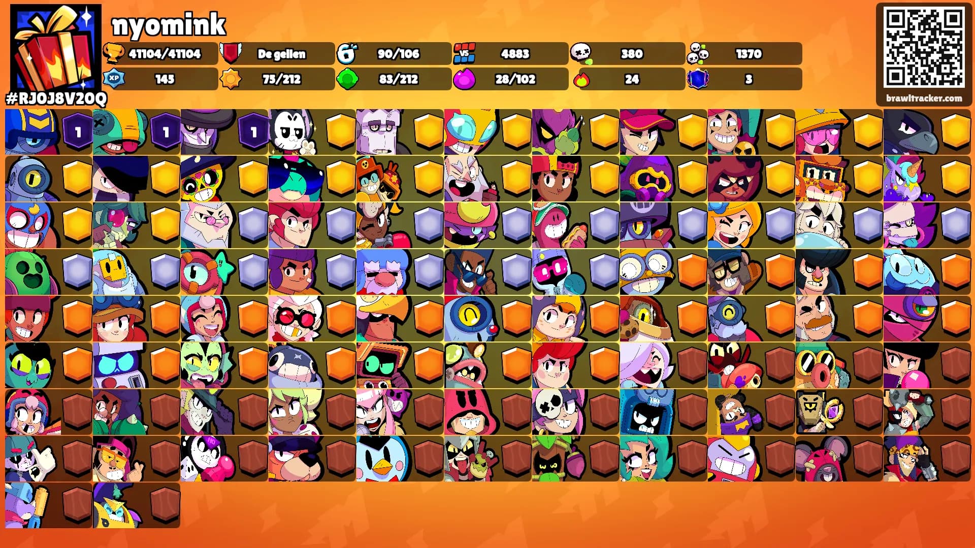 nyomink's Ranks