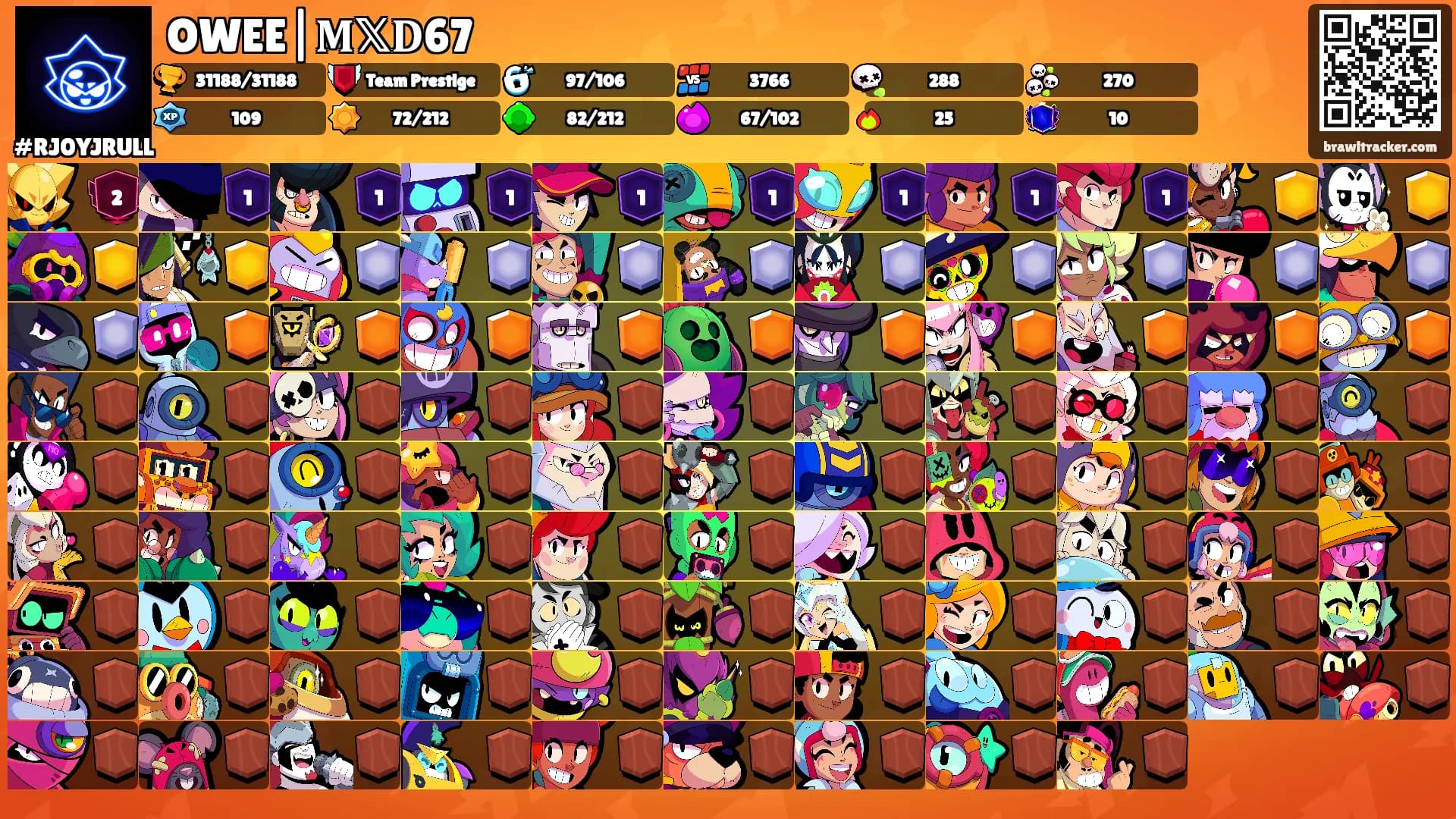 OWEE|𝐌𝕏𝐃67's Ranks