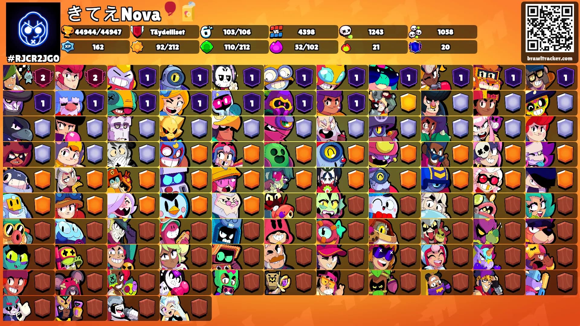 きてえNova🎈🧃's Ranks