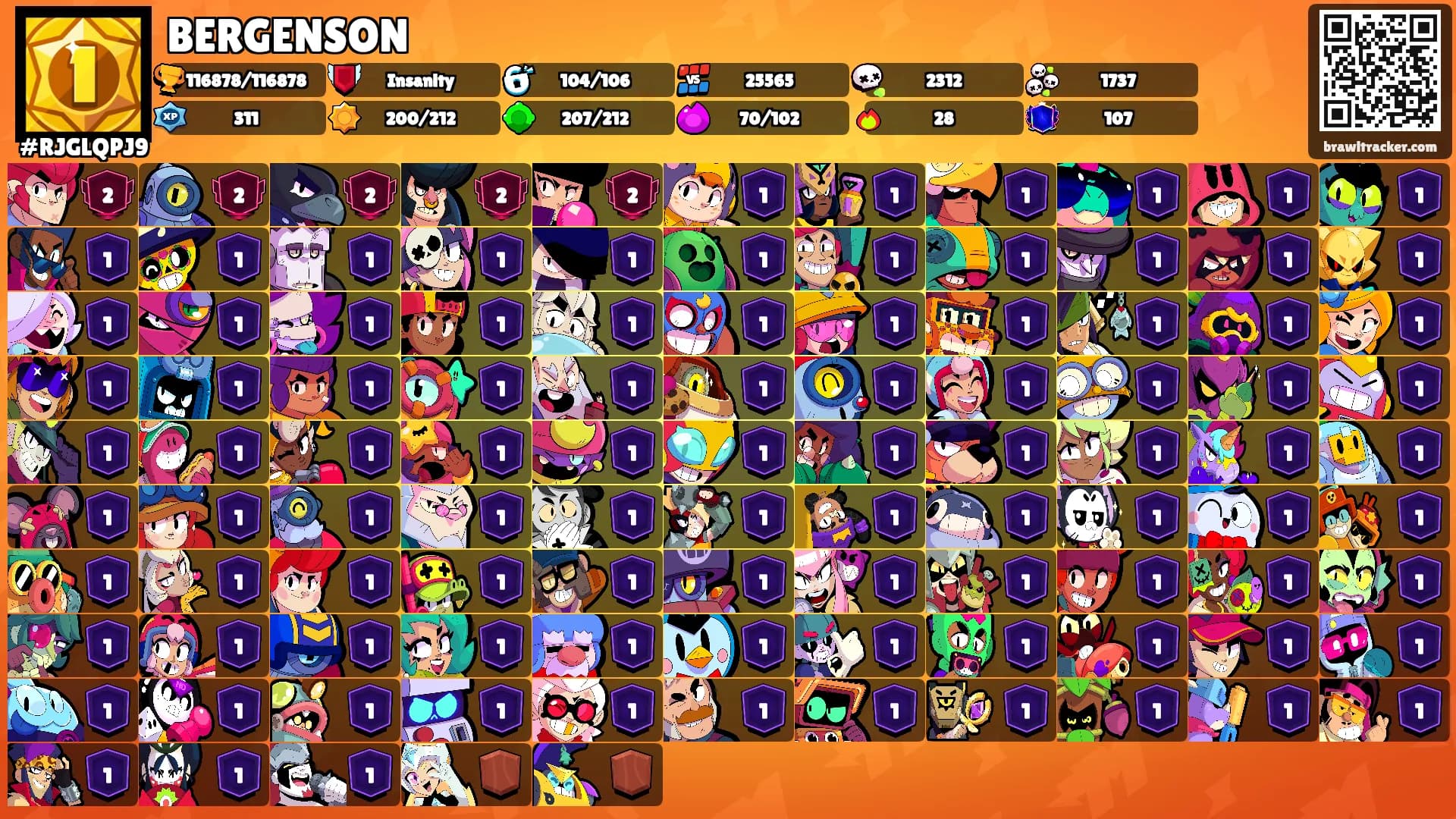 BERGENSON's Ranks