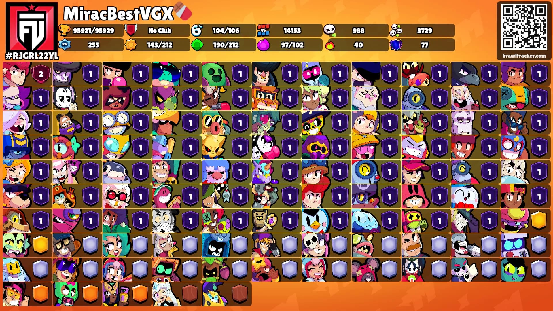 MiracBestVGX🍫's Ranks