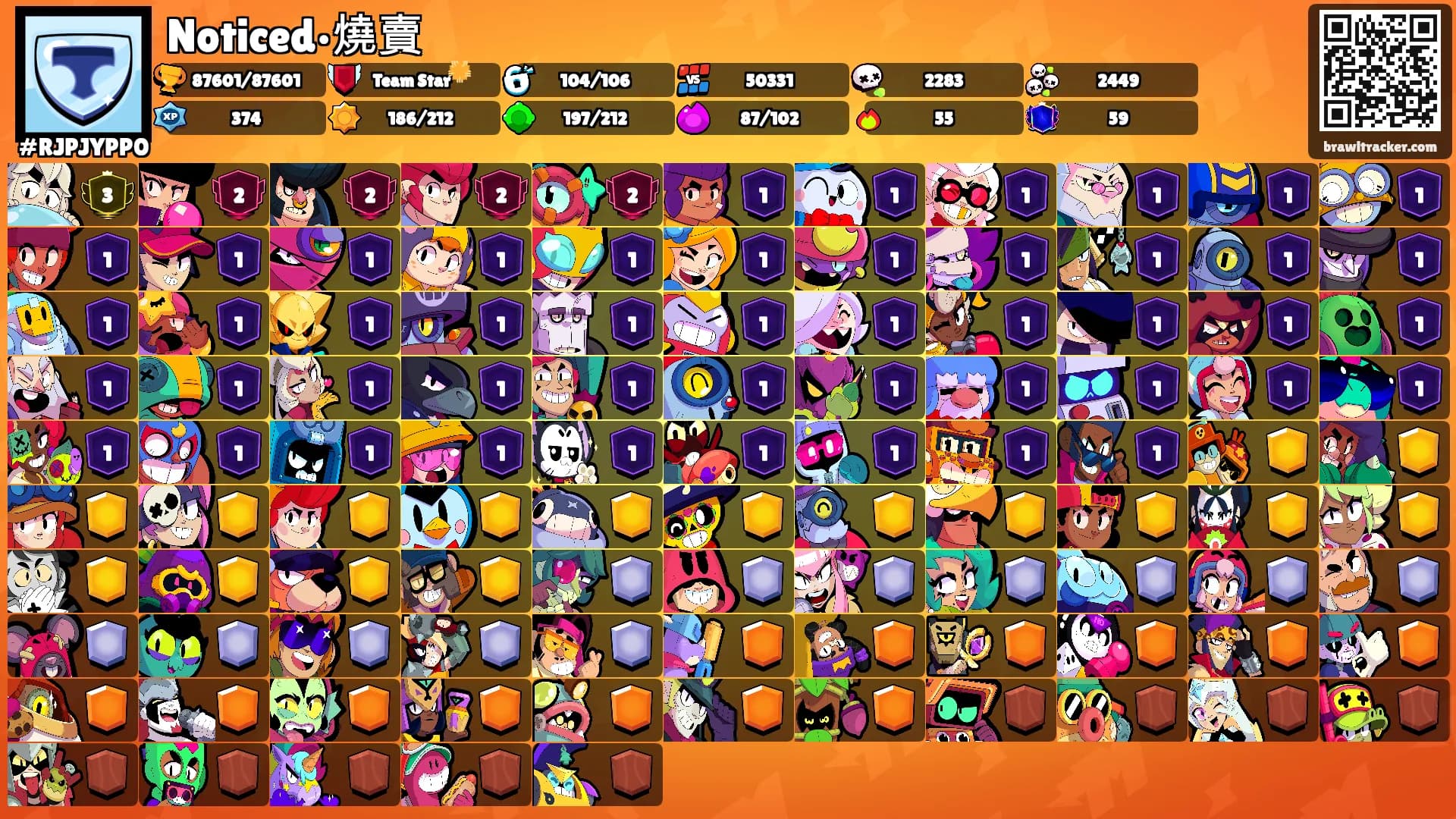 Noticed•燒賣's Ranks